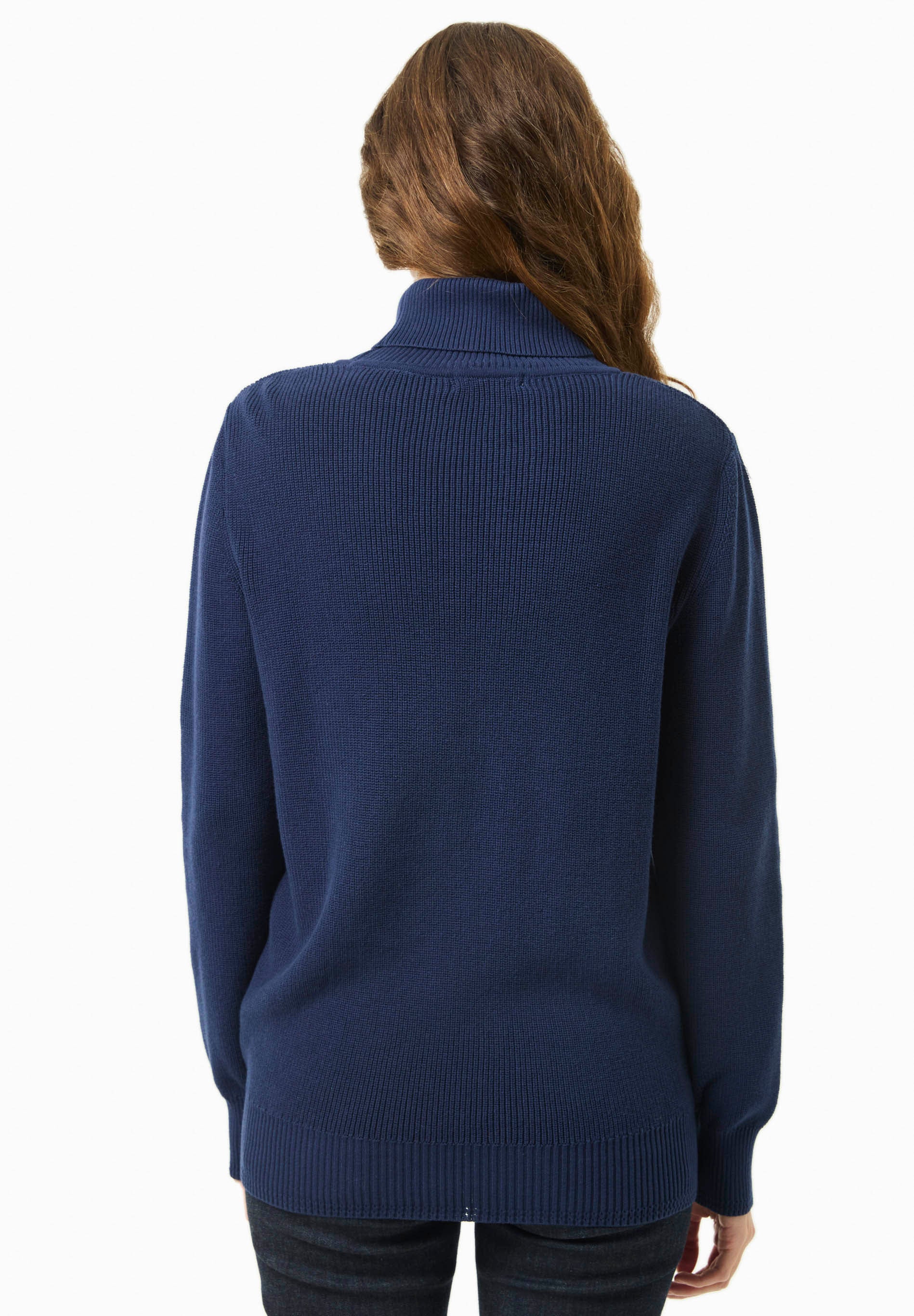 Rollkragenpullover aus Bio-Baumwolle