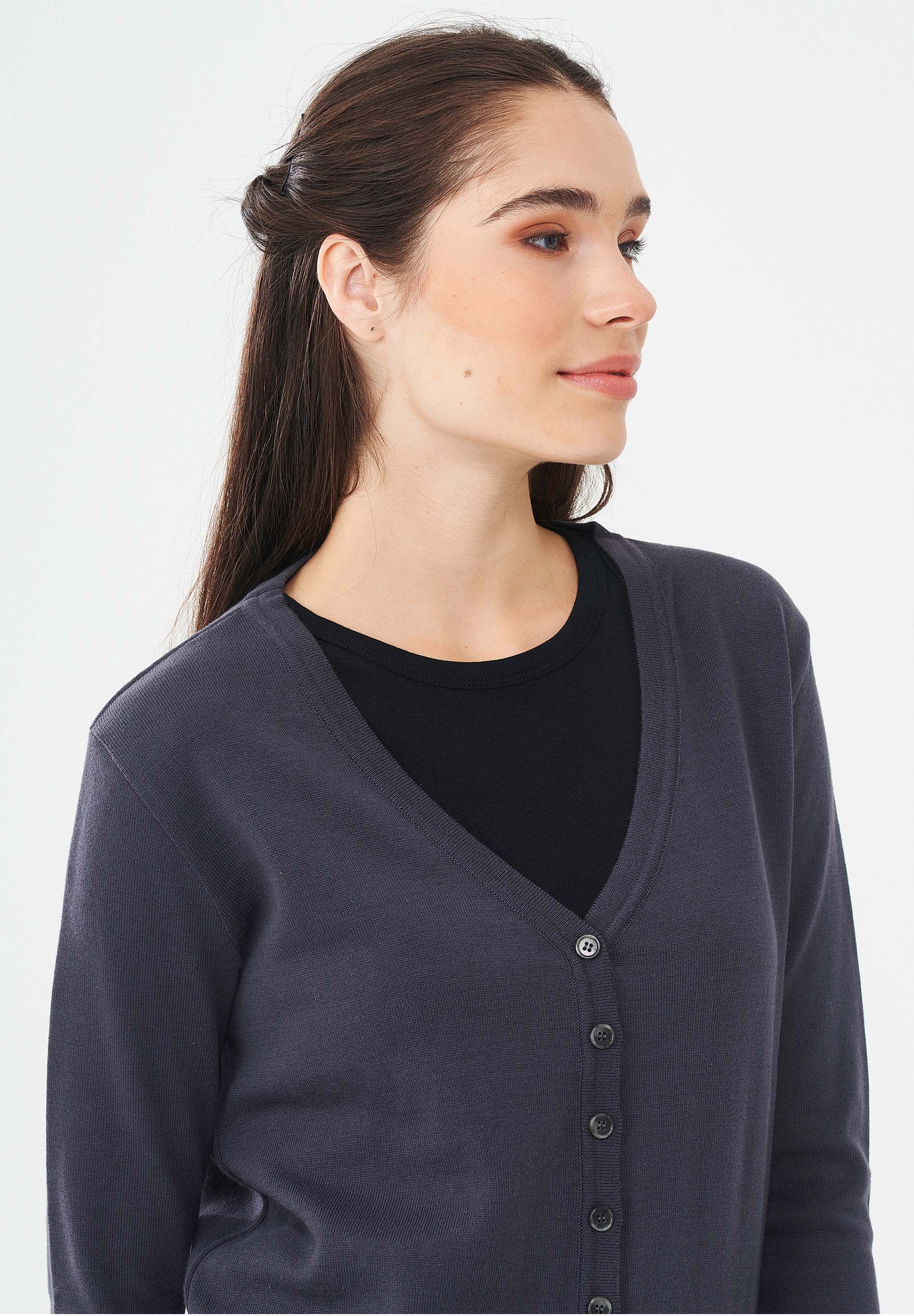 Cardigan aus Bio-Baumwolle