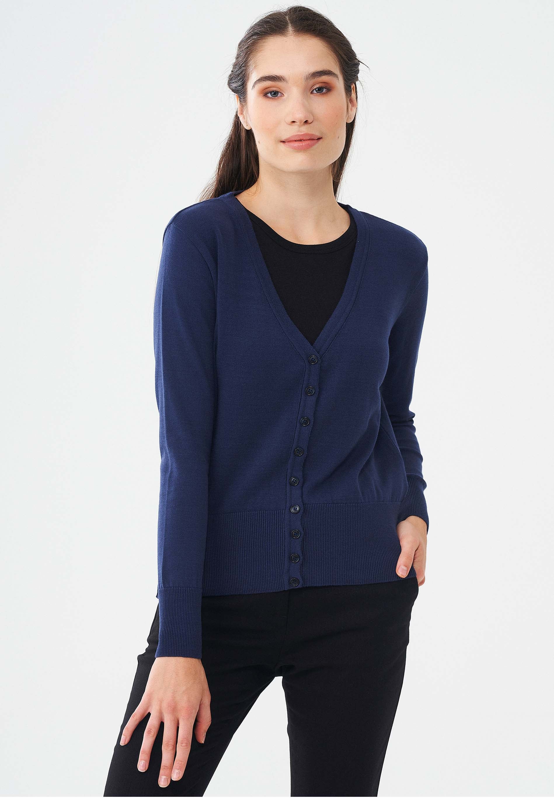 Cardigan aus Bio-Baumwolle