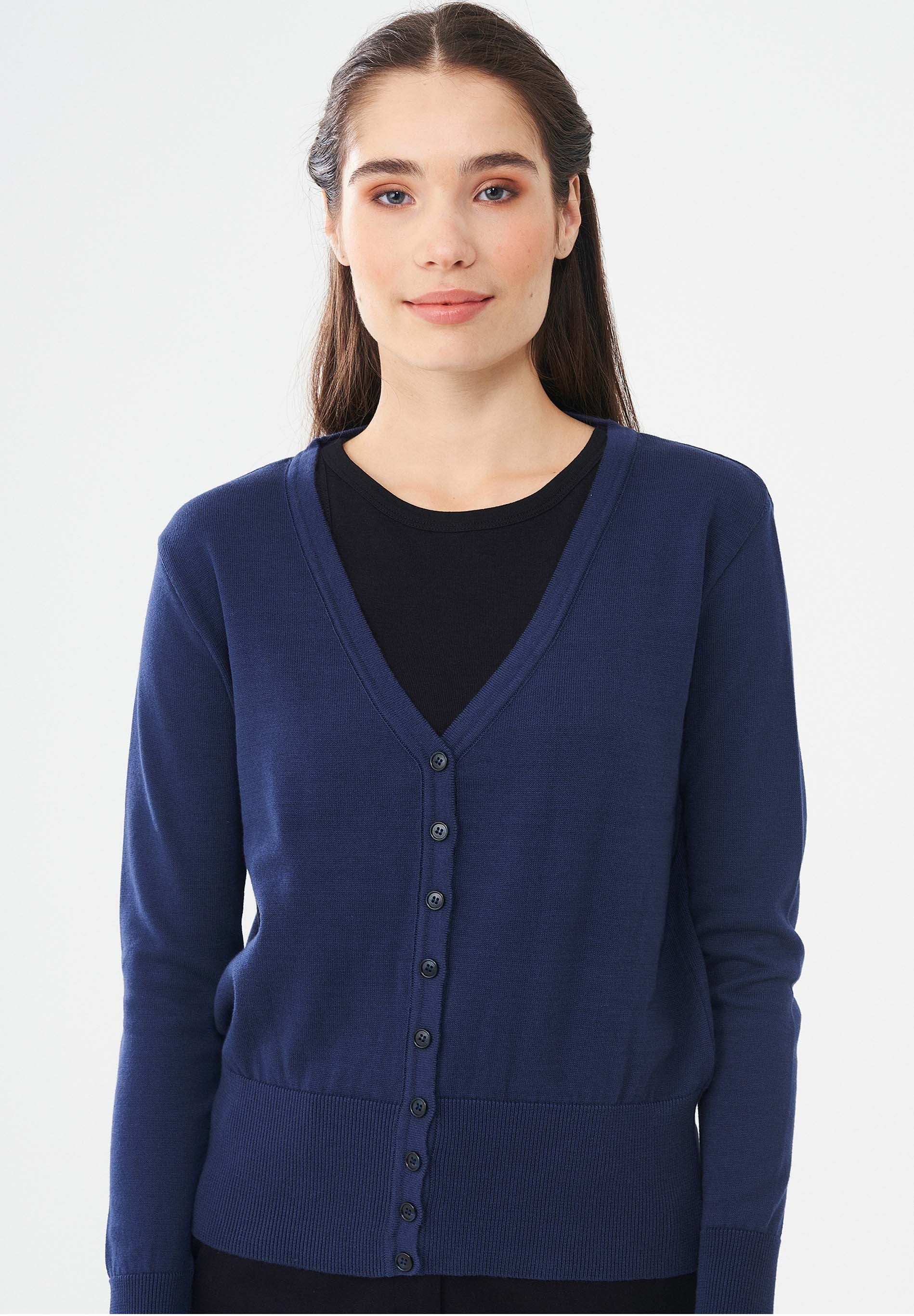 Cardigan aus Bio-Baumwolle