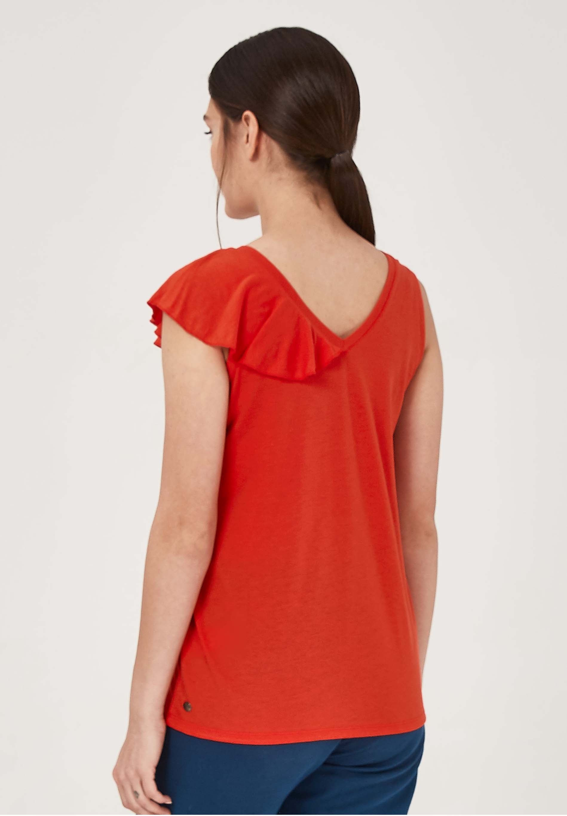 Top aus TENCEL™ Lyocell-Bio-Baumwolle Mix