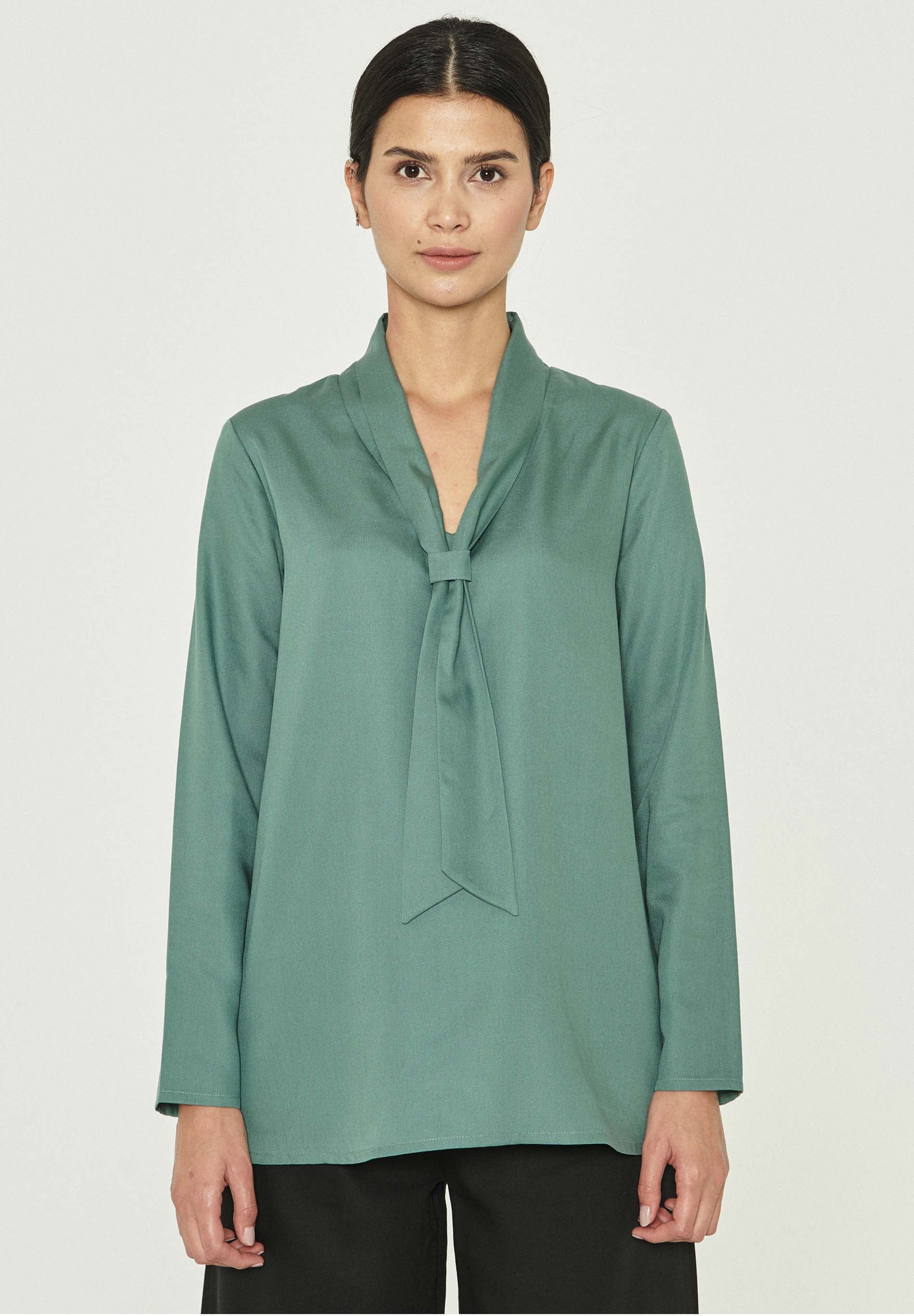 Langarm Bluse aus TENCEL™ Lyocell
