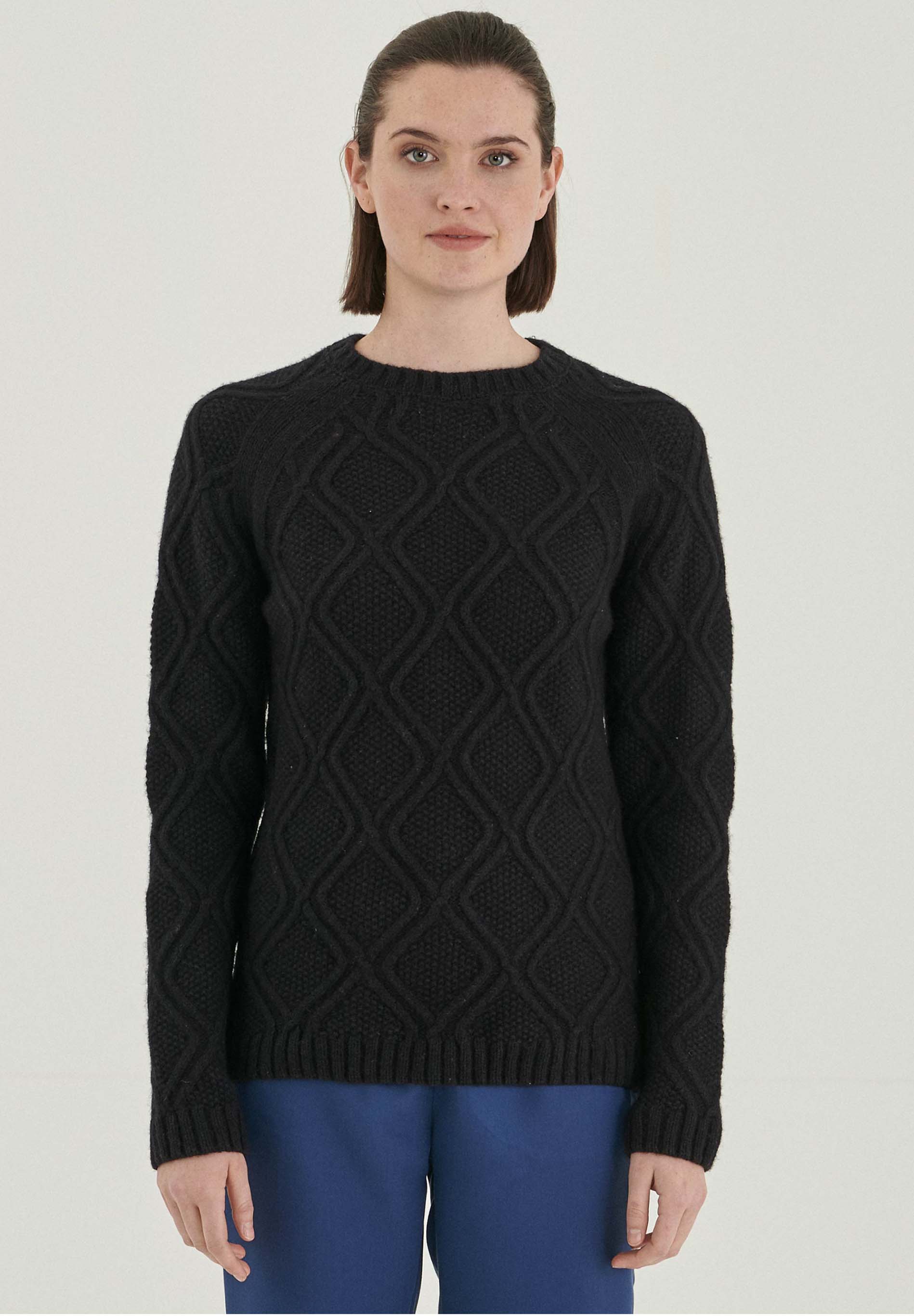 Pullover aus Bio-Merinowolle und Bio-Baumwolle