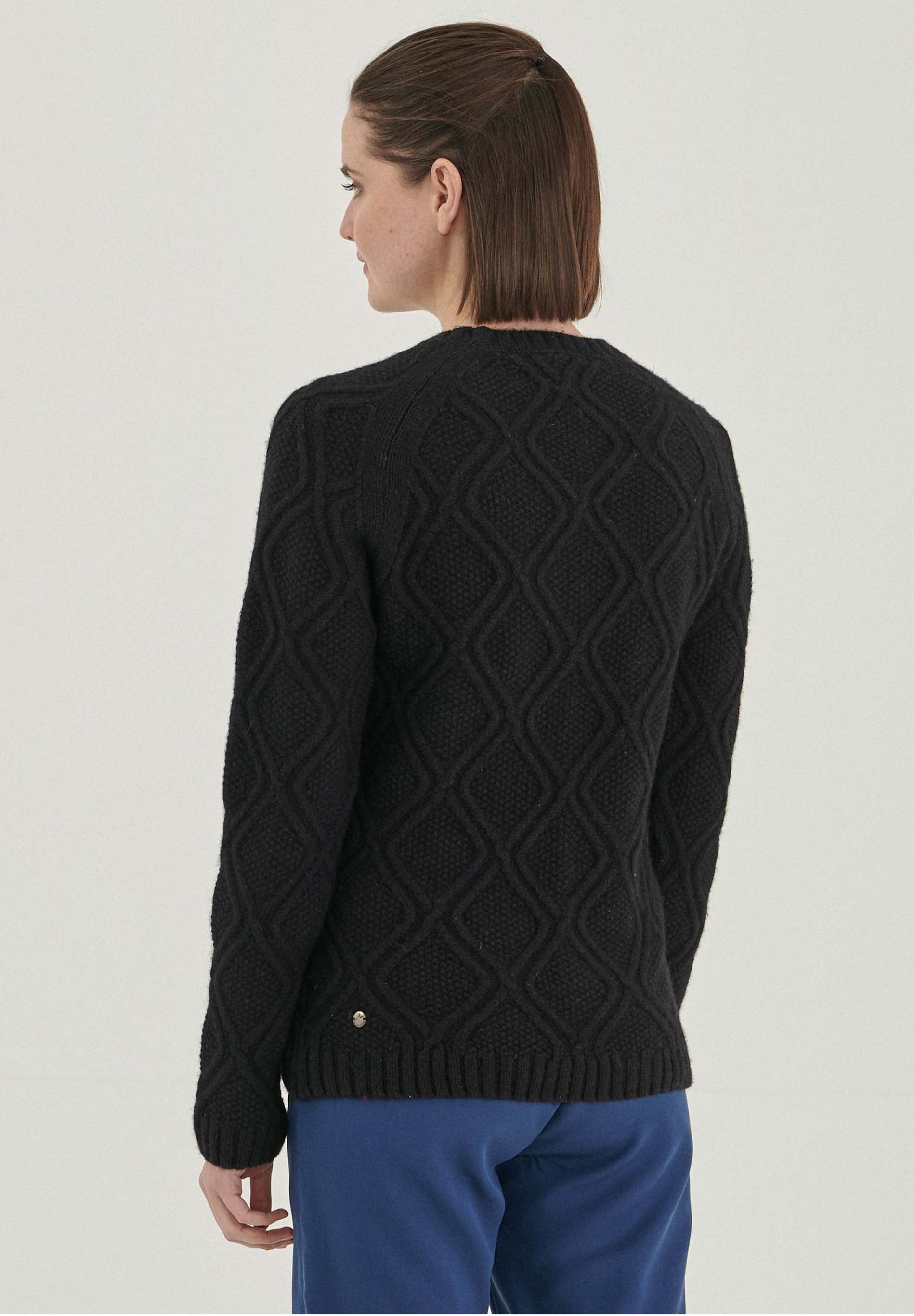 Pullover aus Bio-Merinowolle und Bio-Baumwolle
