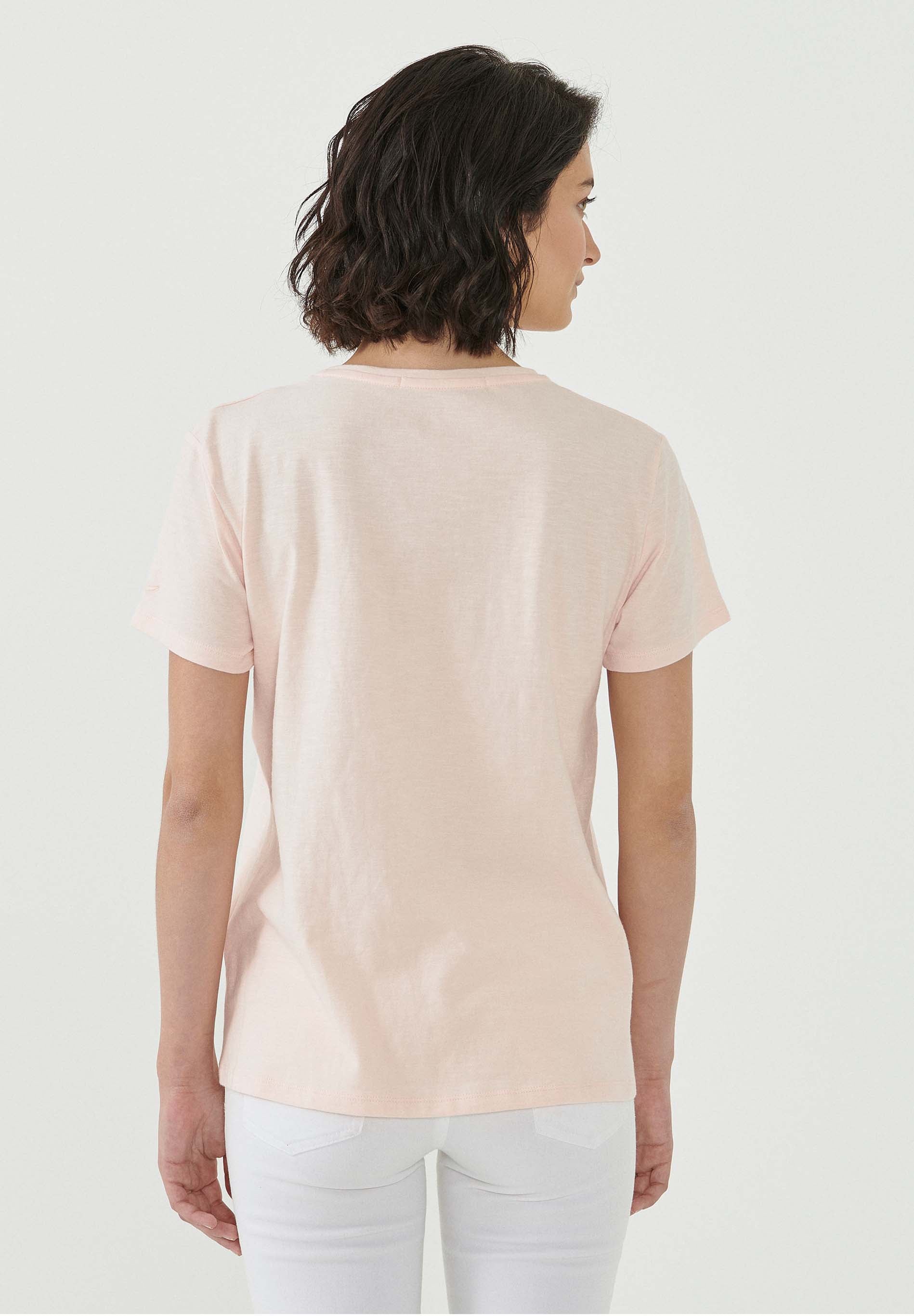 T-Shirt aus Bio-Baumwolle mit Blumen-Print
