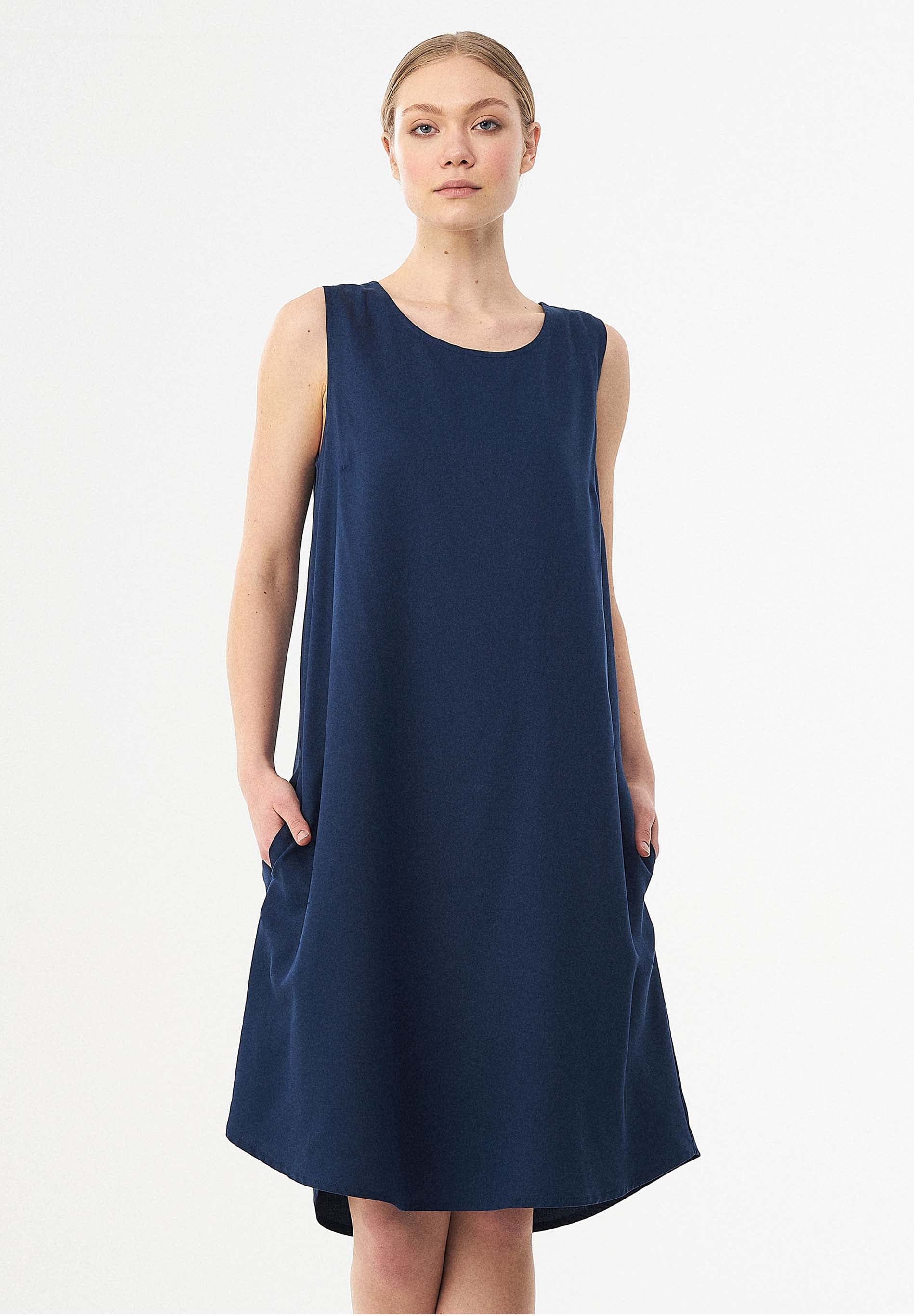 Ärmelloses Kleid aus TENCEL™ Lyocell