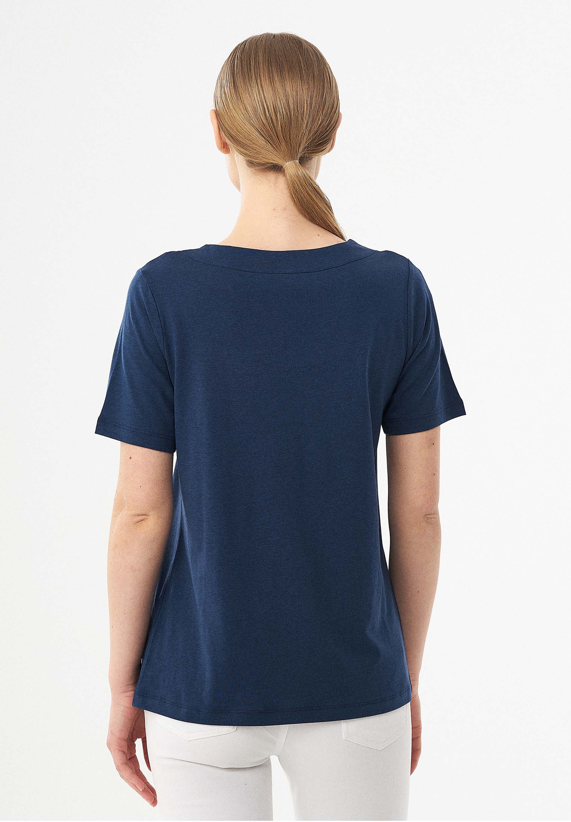 T-Shirt aus TENCEL™ Lyocell und Bio-Baumwolle