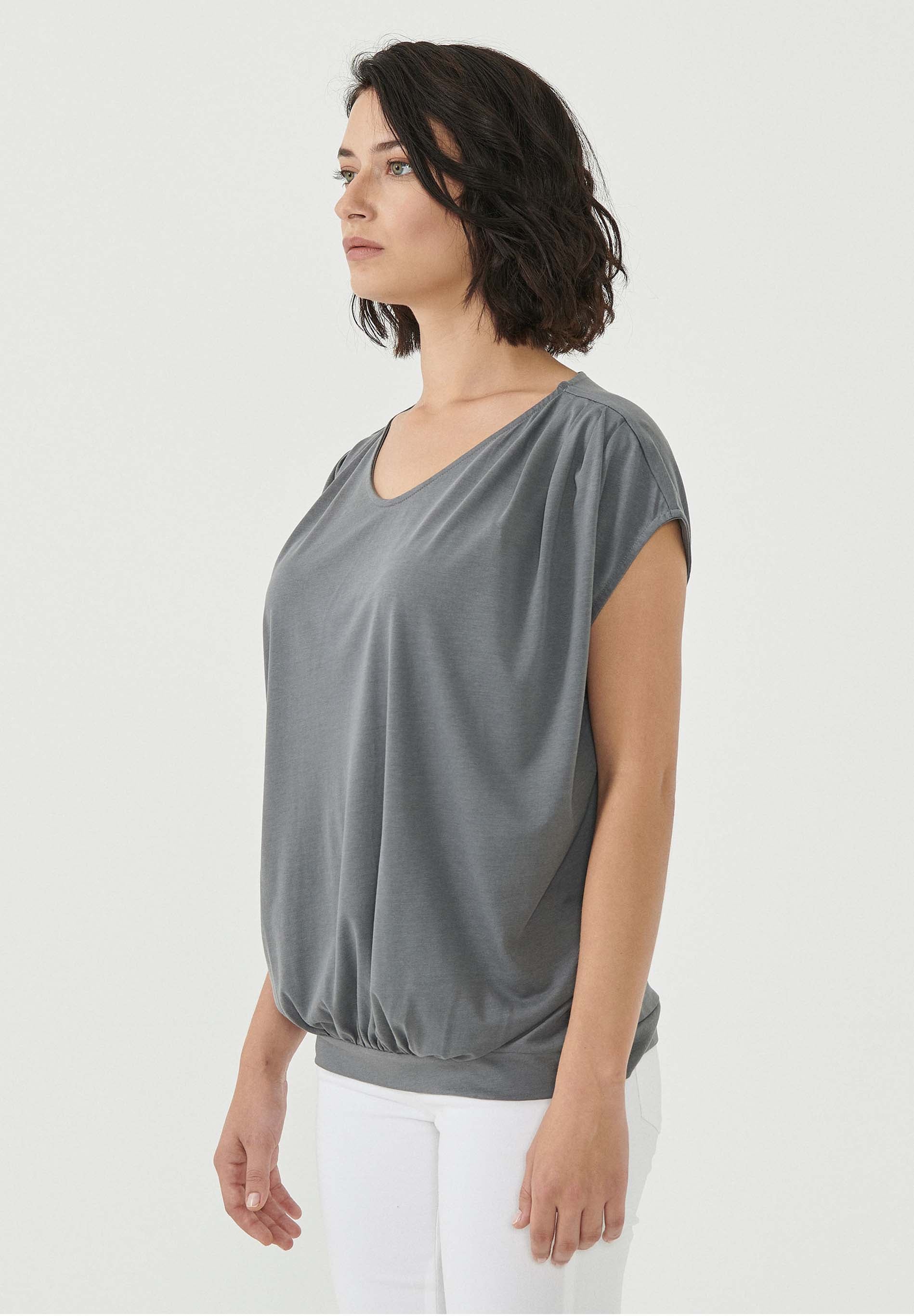 T-Shirt aus TENCEL™ Lyocell und Bio-Baumwolle