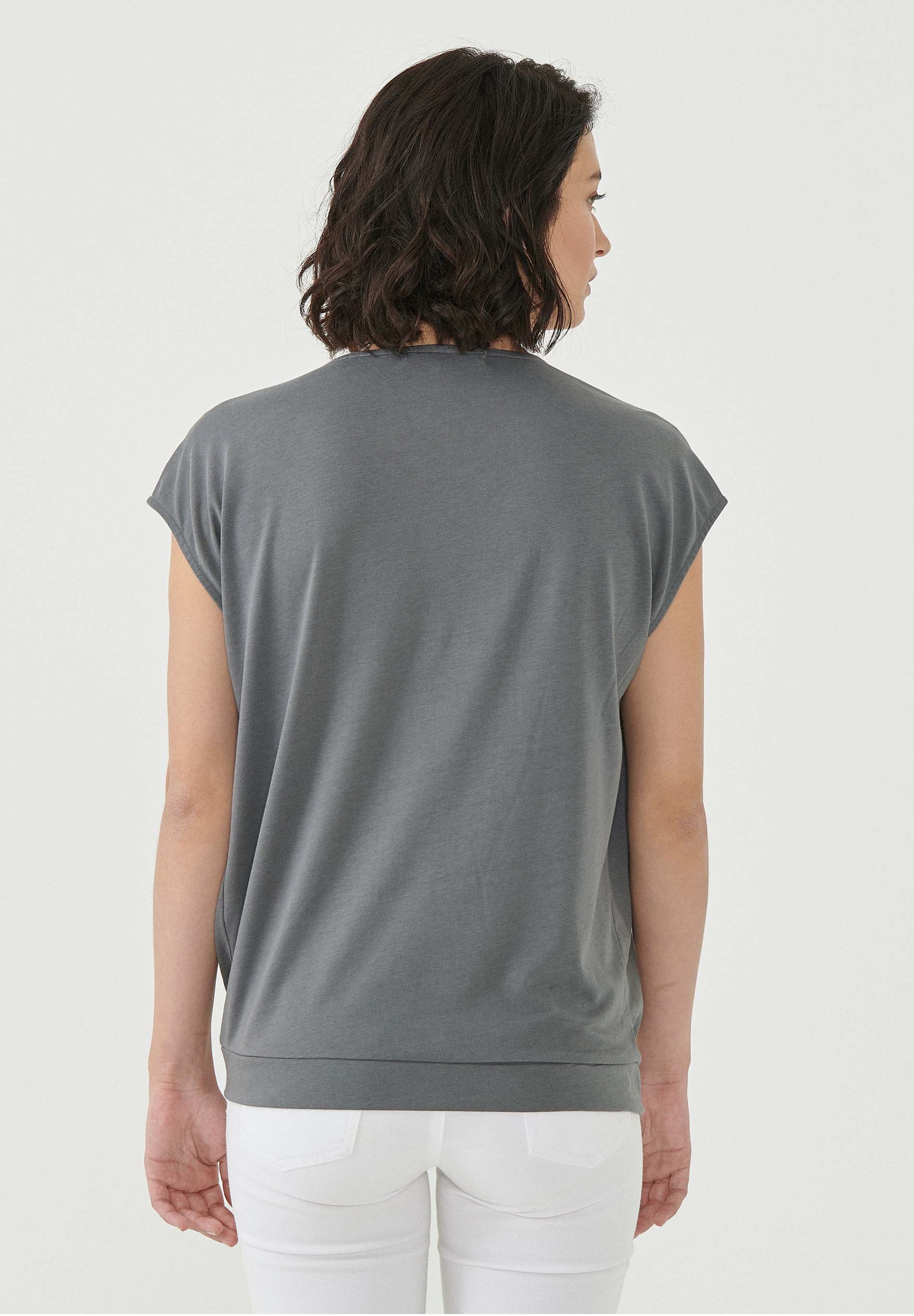 T-Shirt aus TENCEL™ Lyocell und Bio-Baumwolle
