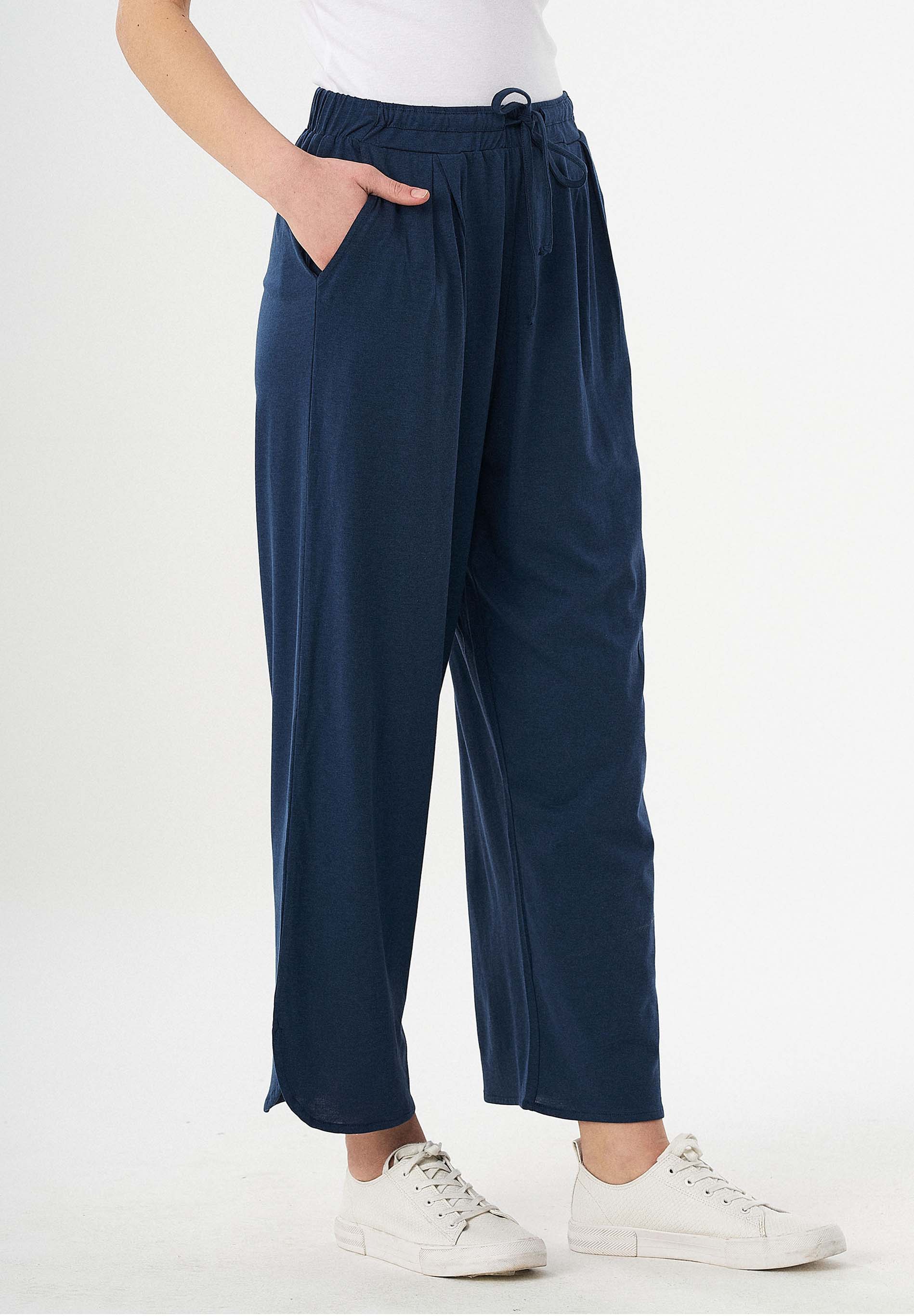 Jerseyhose aus TENCEL™ Lyocell und Bio-Baumwolle