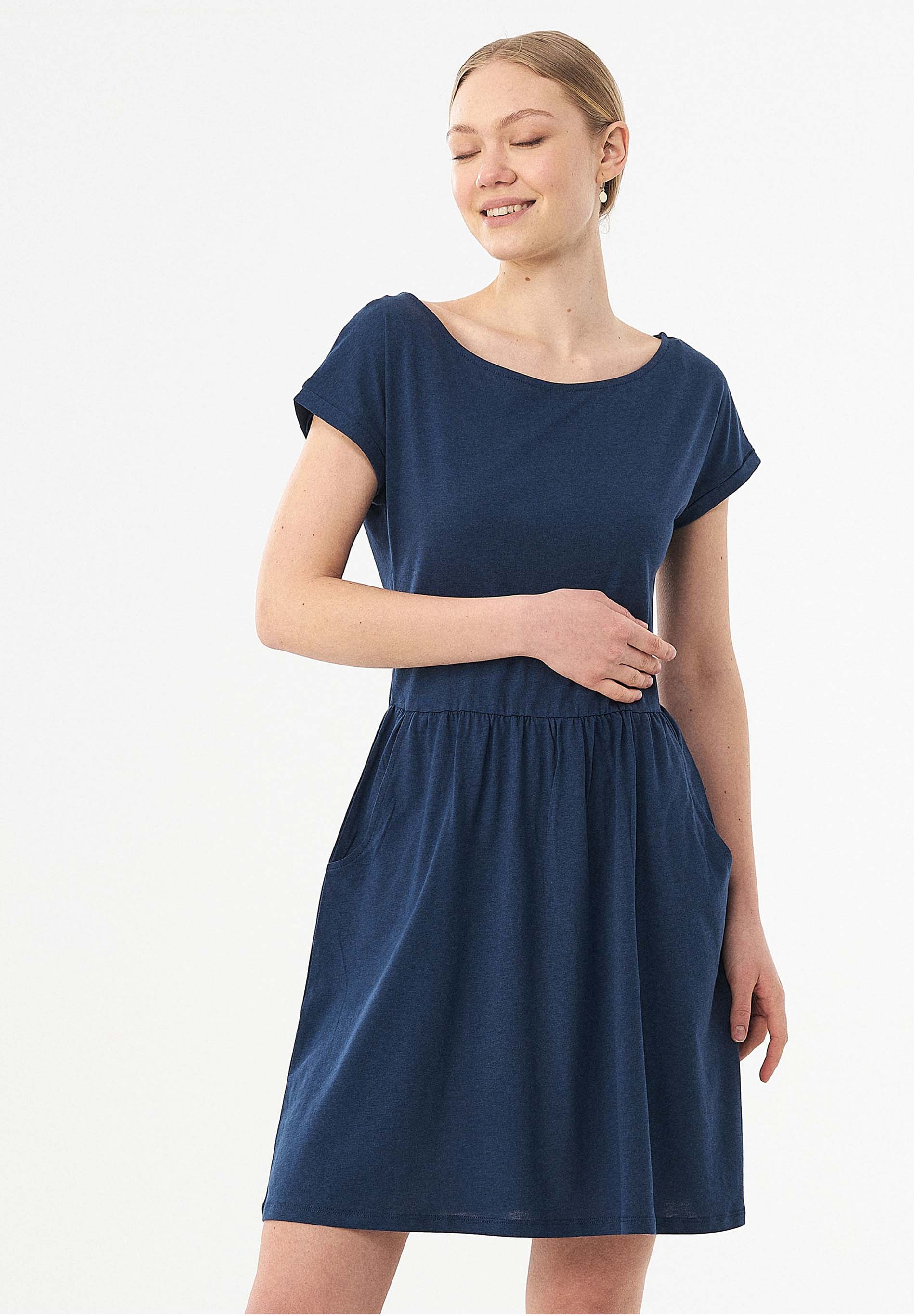 Jerseykleid aus TENCEL™ Lyocell und Bio-Baumwolle