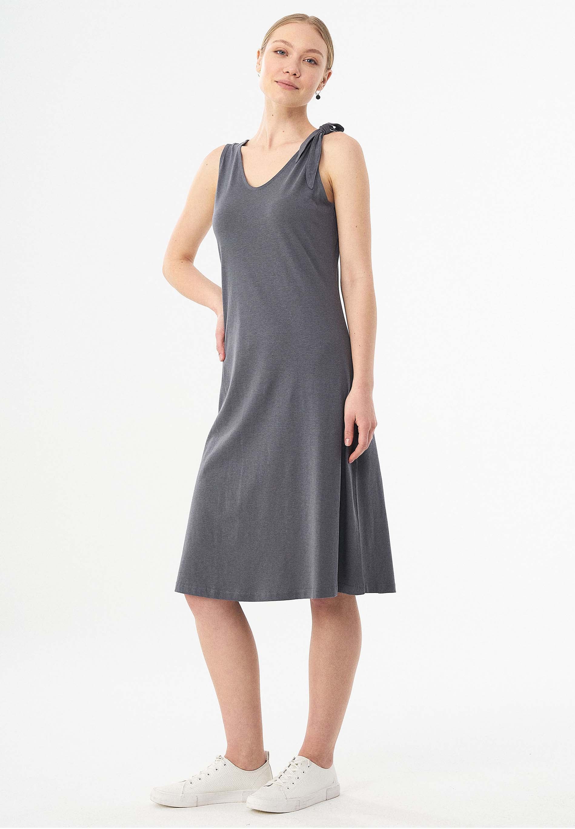 Jerseykleid aus TENCEL™ Lyocell und Bio-Baumwolle