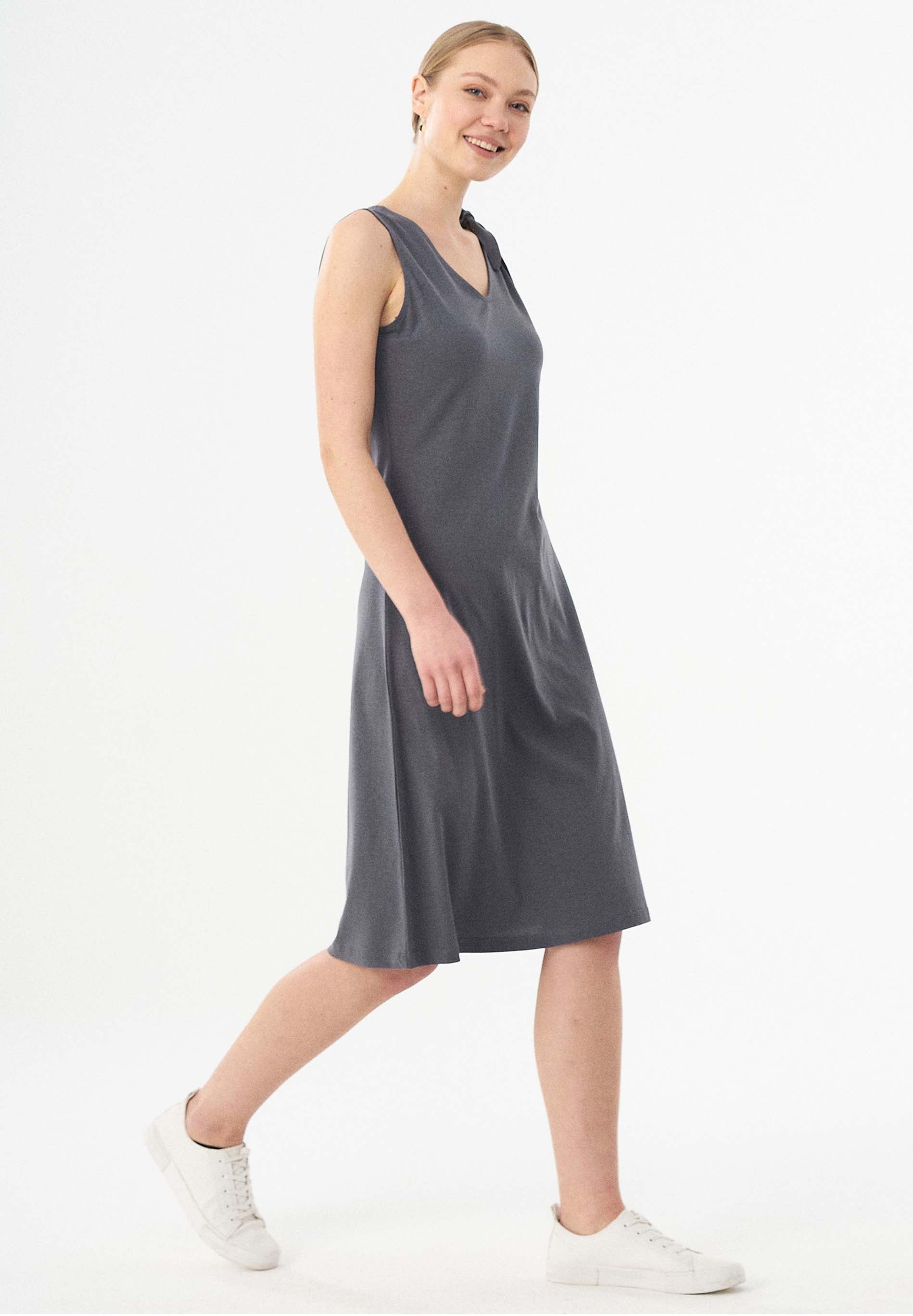 Jerseykleid aus TENCEL™ Lyocell und Bio-Baumwolle