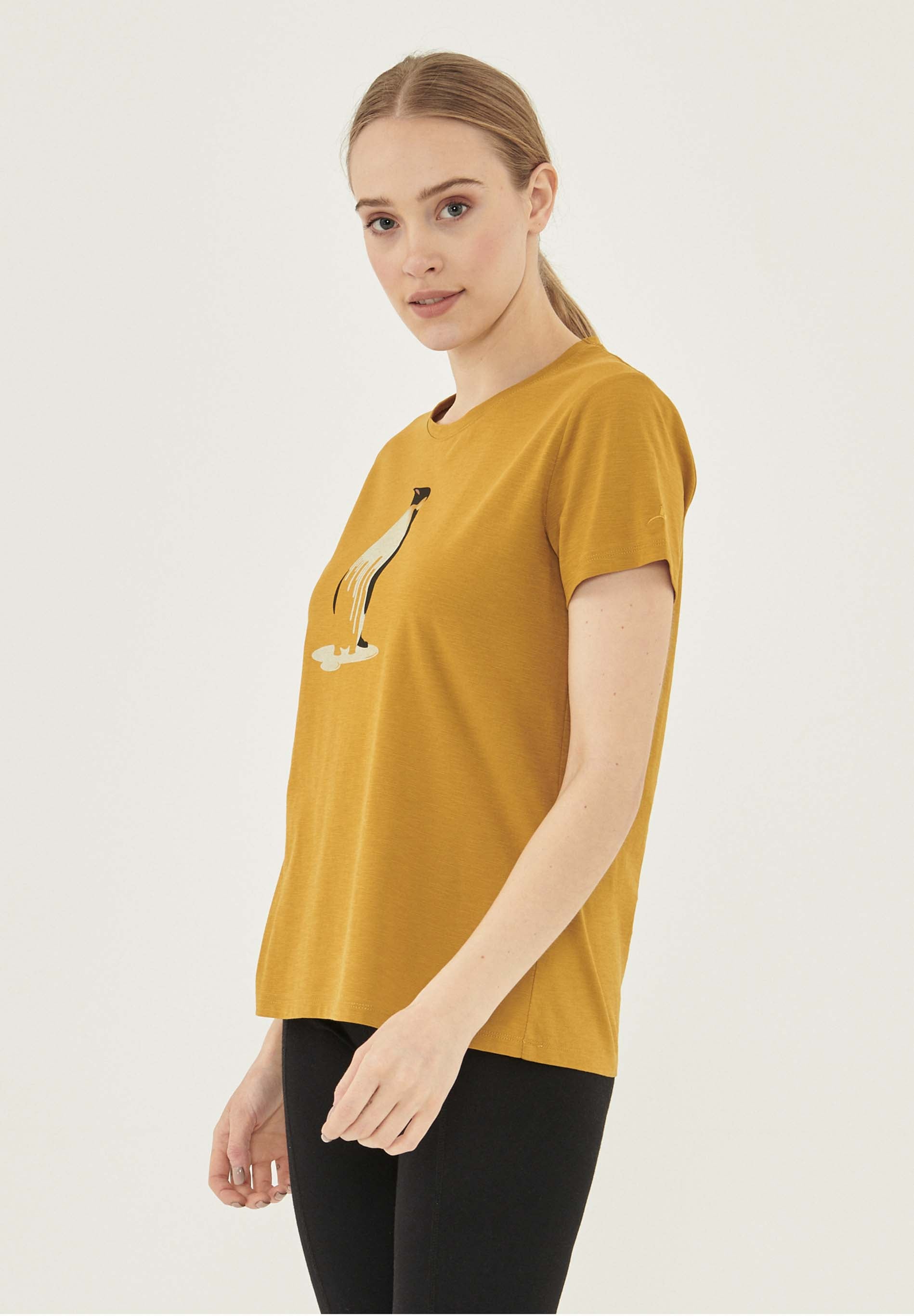T-Shirt aus Bio-Baumwolle mit Pinguin-Print