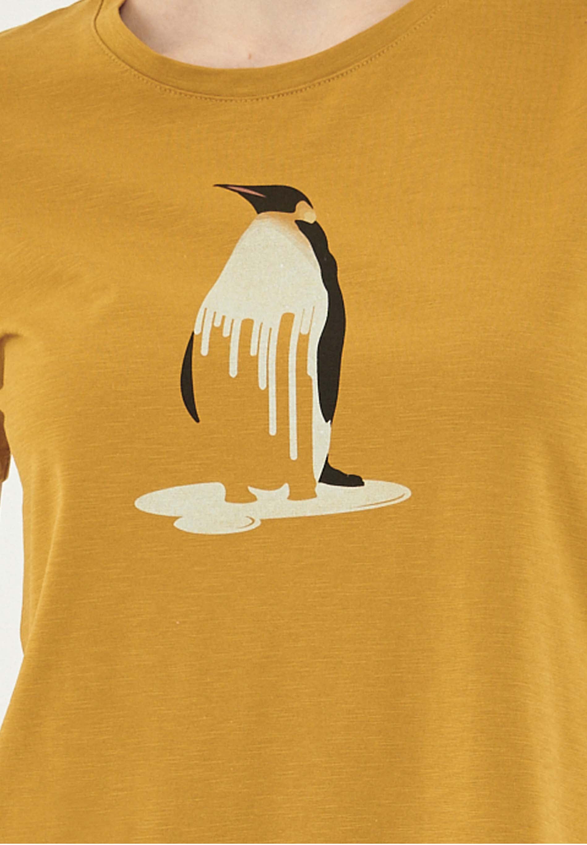 T-Shirt aus Bio-Baumwolle mit Pinguin-Print