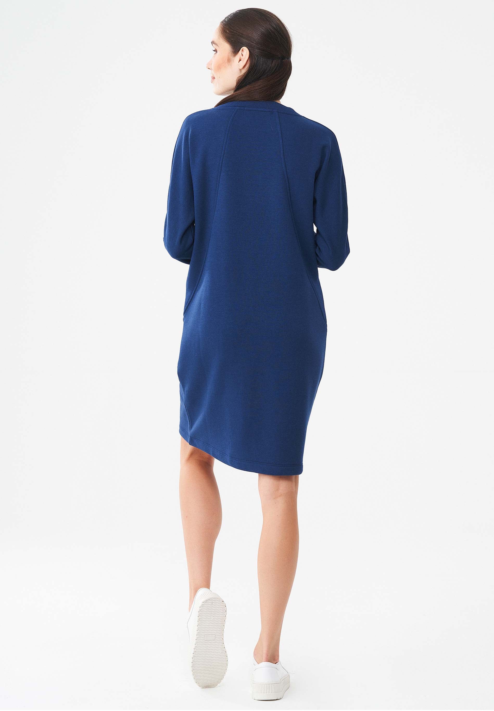 Sweatkleid aus Bio-Baumwolle & Modal mit recyceltem Polyester