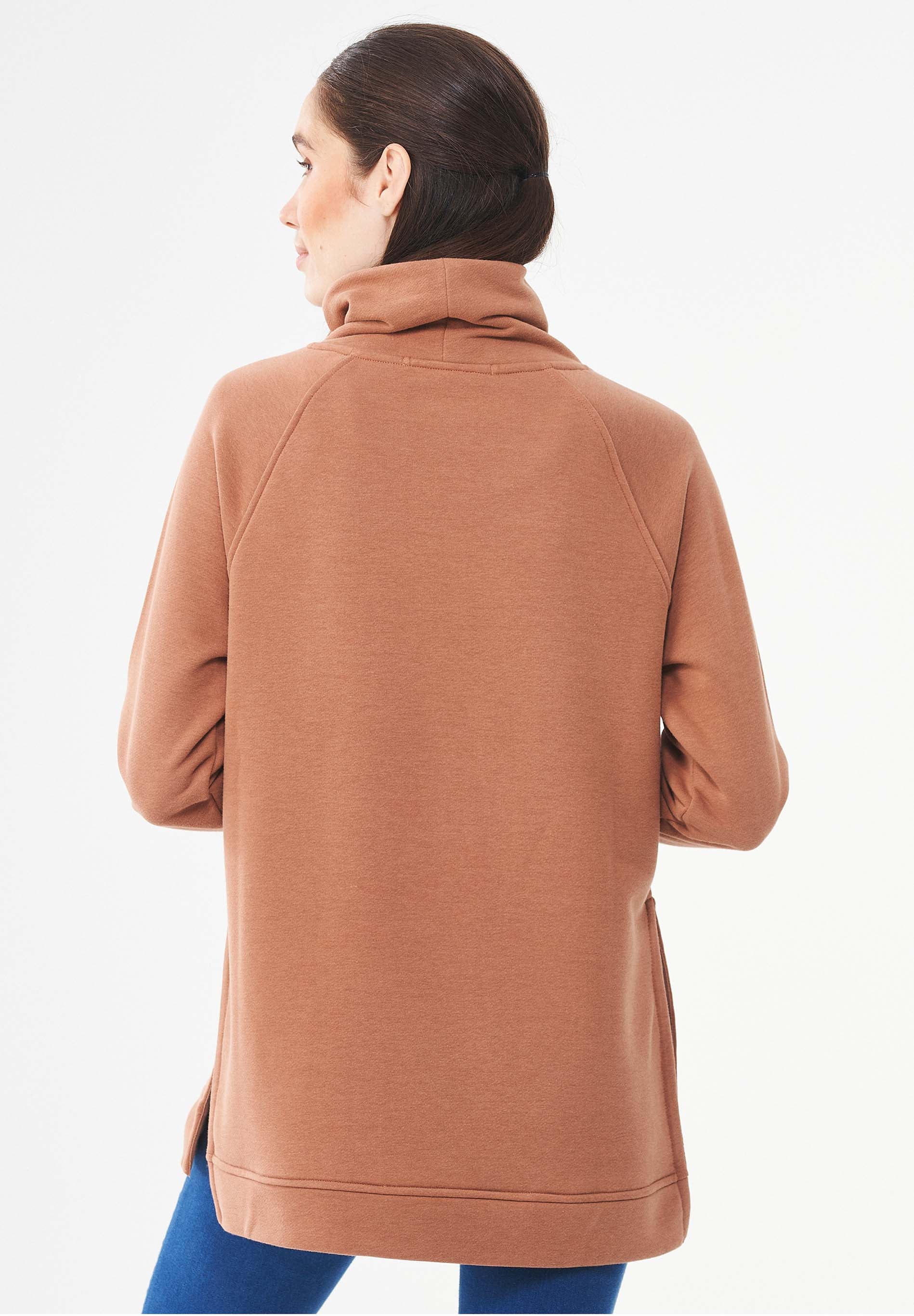 Sweatshirt aus Bio-Baumwolle & Modal mit recyceltem Polyester