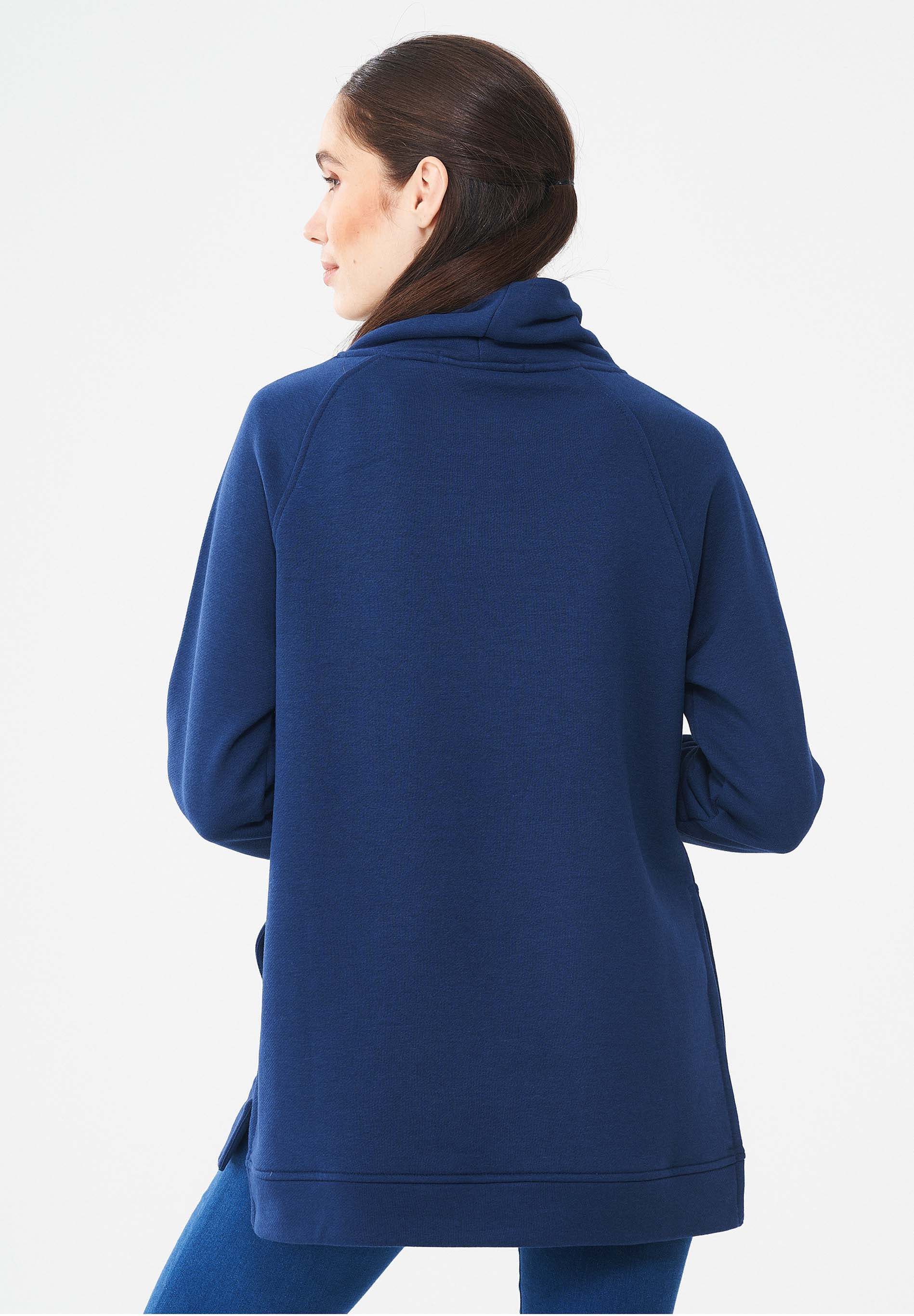 Sweatshirt aus Bio-Baumwolle & Modal mit recyceltem Polyester