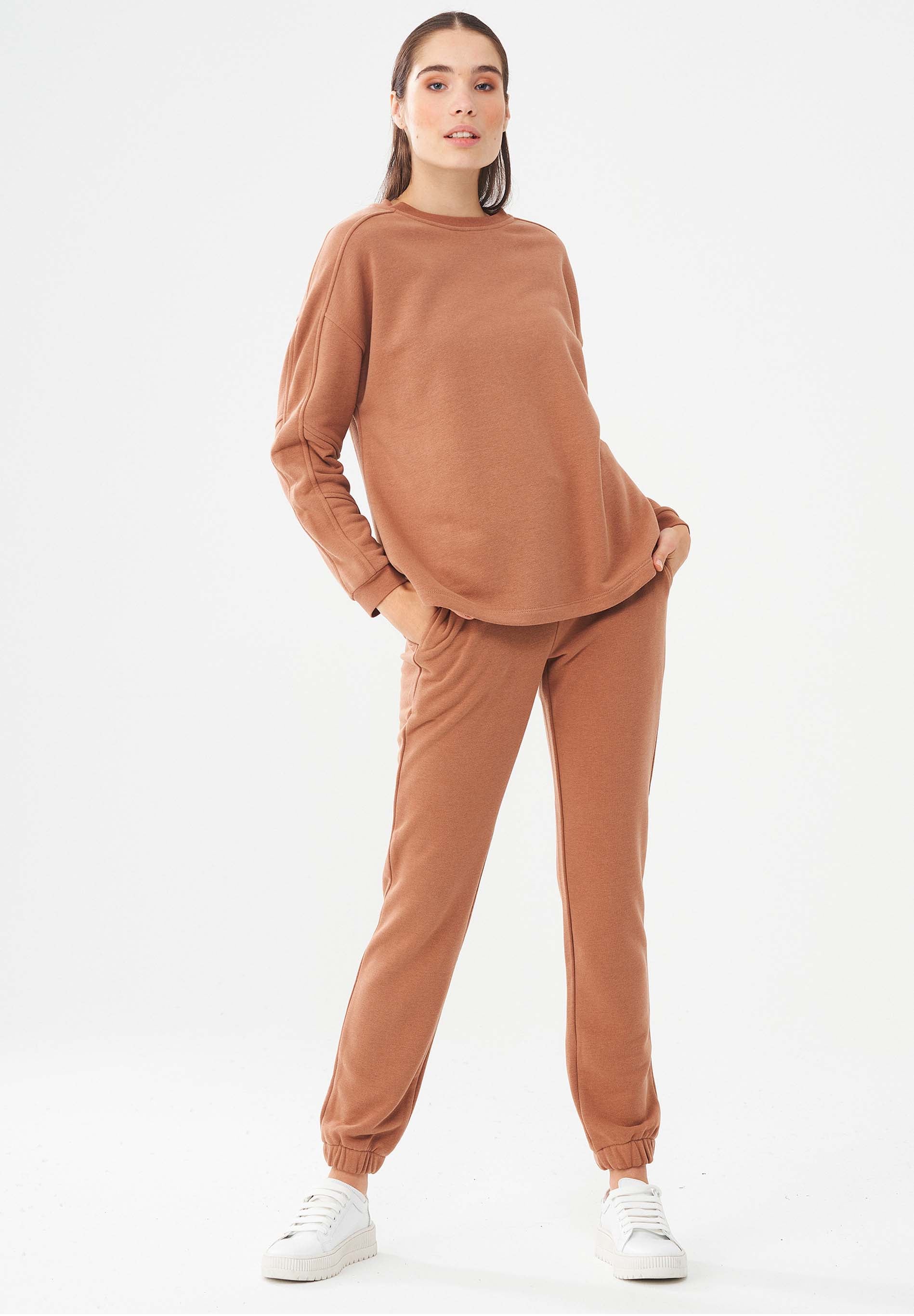 Sweathose aus Bio-Baumwolle & Modal mit recyceltem Polyester