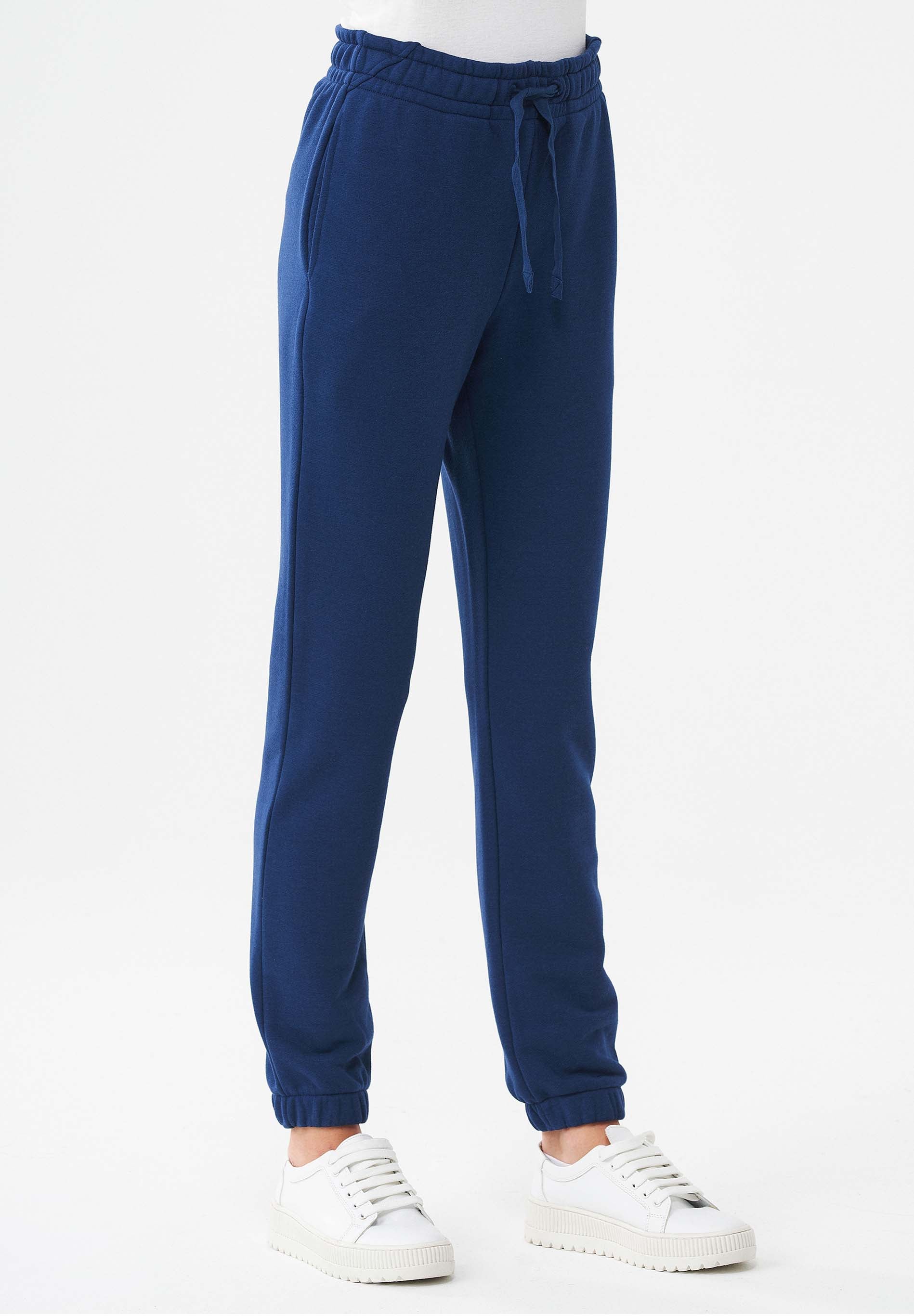 Sweathose aus Bio-Baumwolle & Modal mit recyceltem Polyester