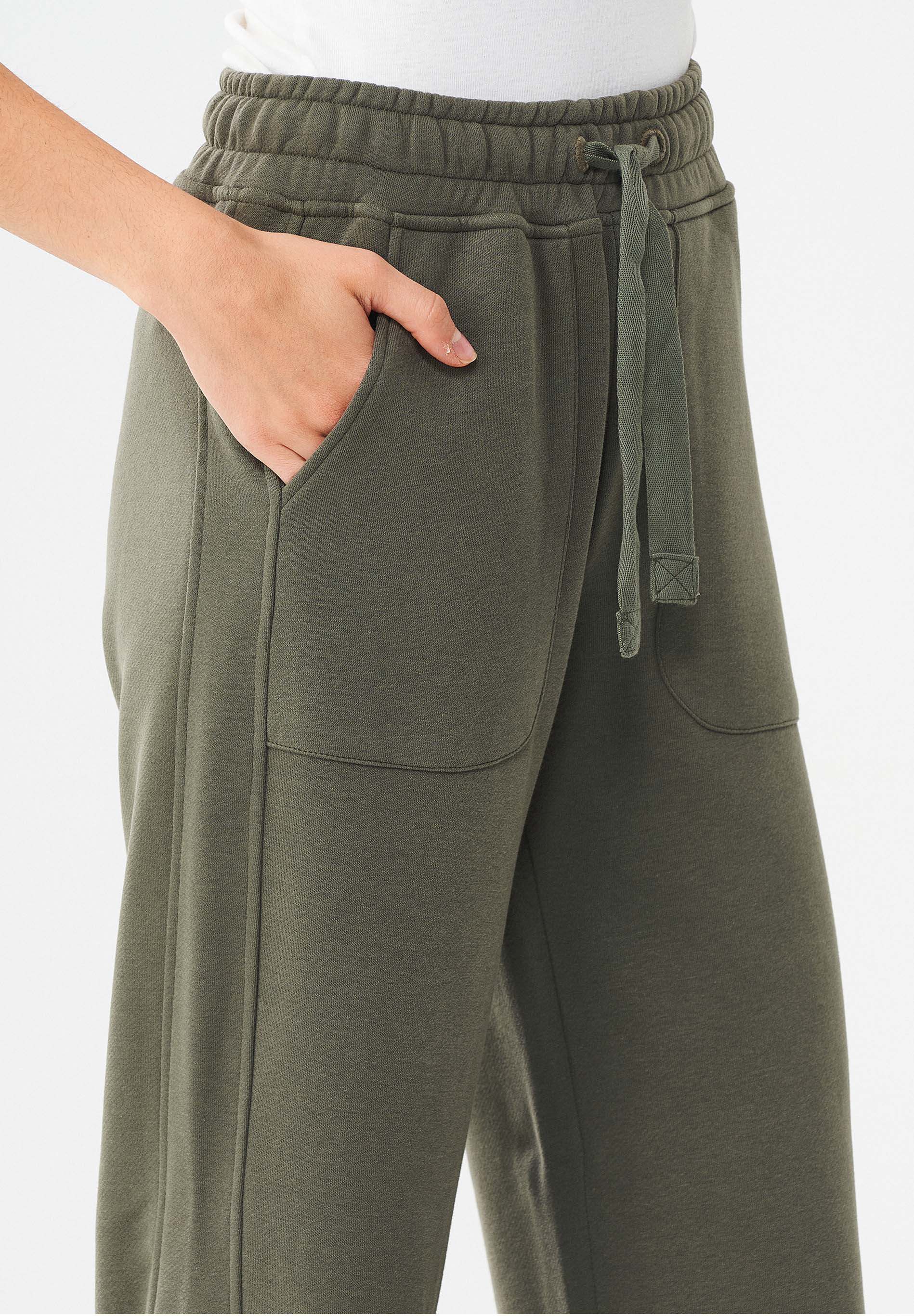 Sweathose aus Bio-Baumwolle & Modal mit recyceltem Polyester
