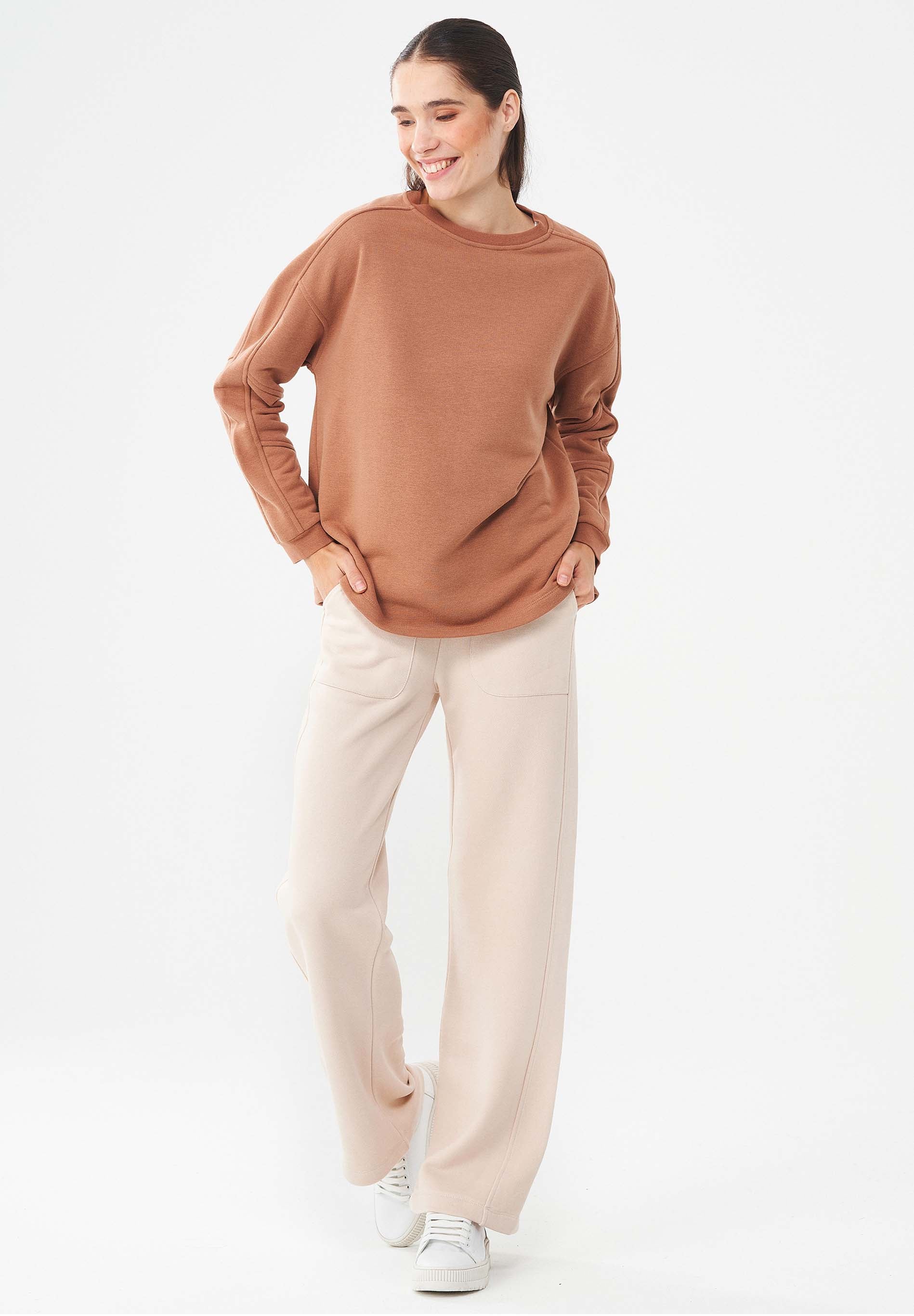 Sweathose aus Bio-Baumwolle & Modal mit recyceltem Polyester