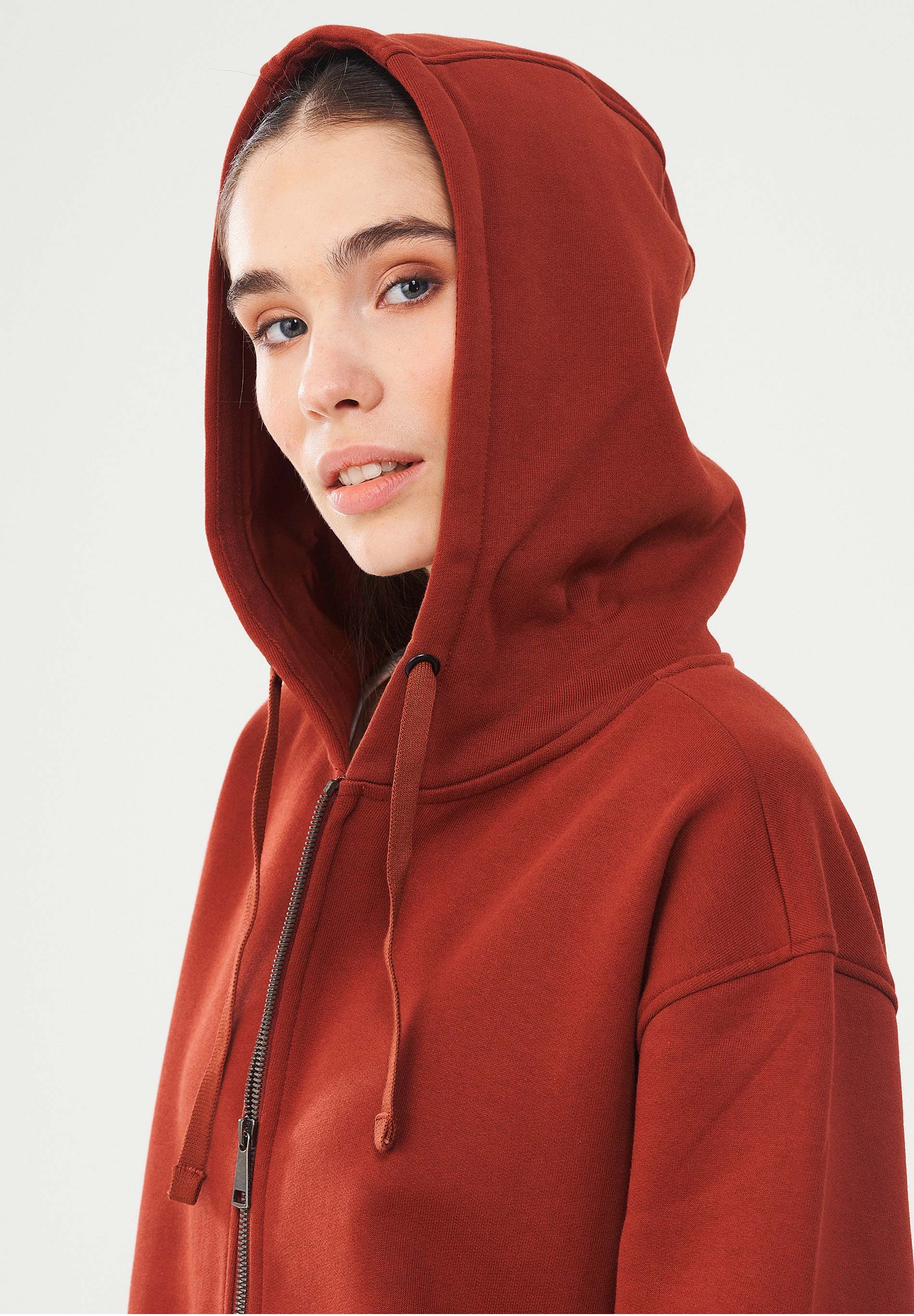 Sweatjacke aus Bio-Baumwolle