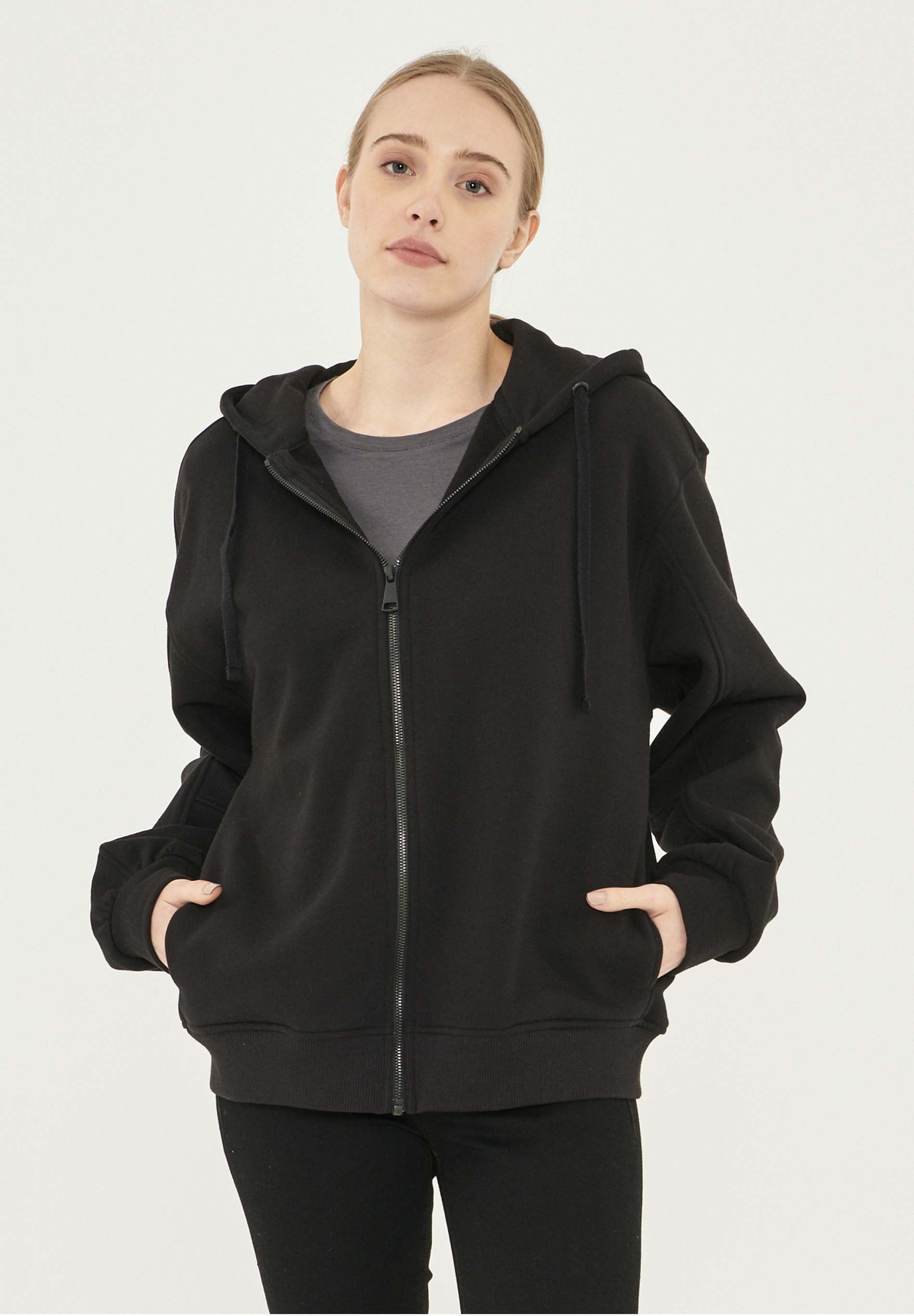 Sweatjacke aus Bio-Baumwolle