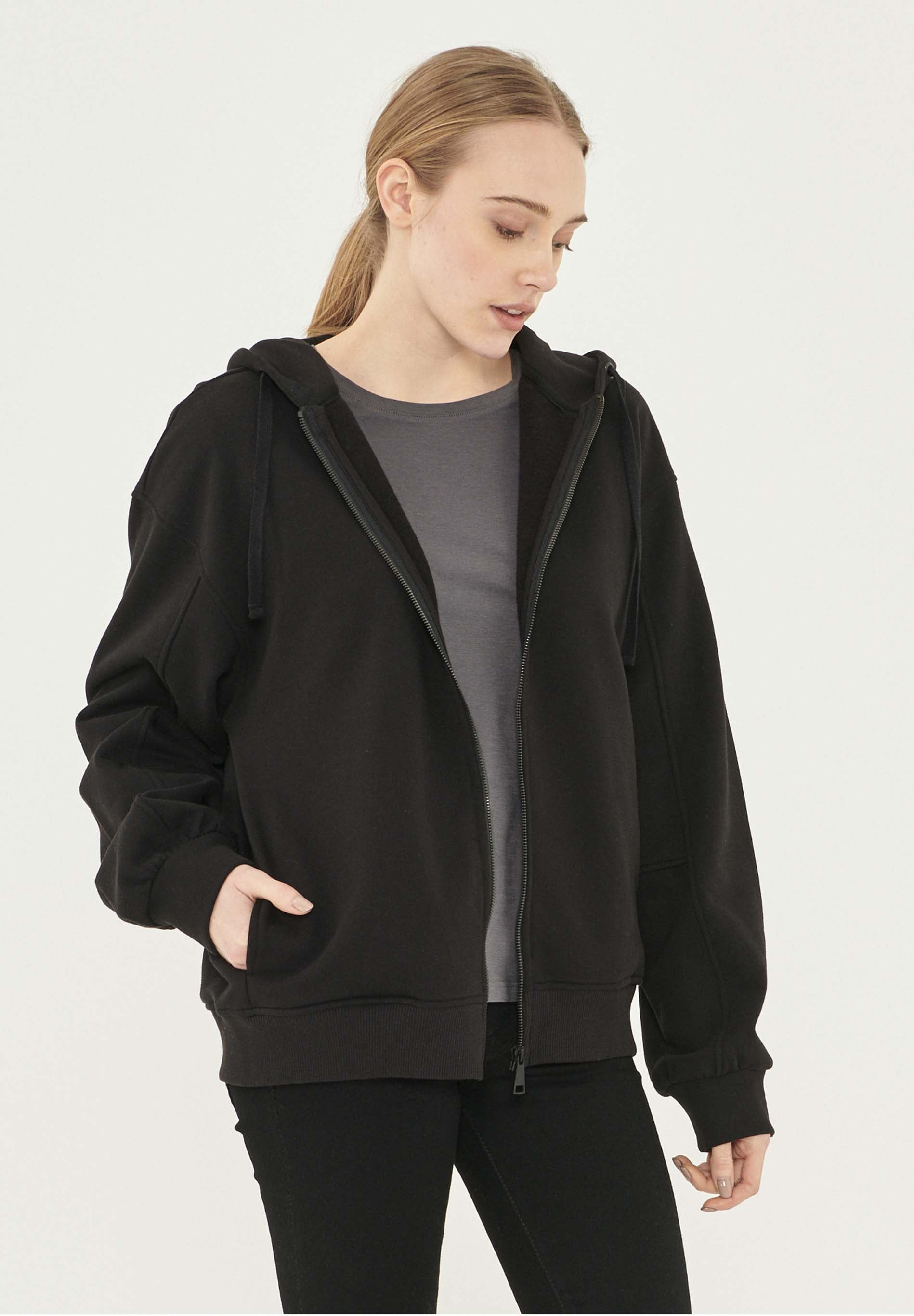 Sweatjacke aus Bio-Baumwolle