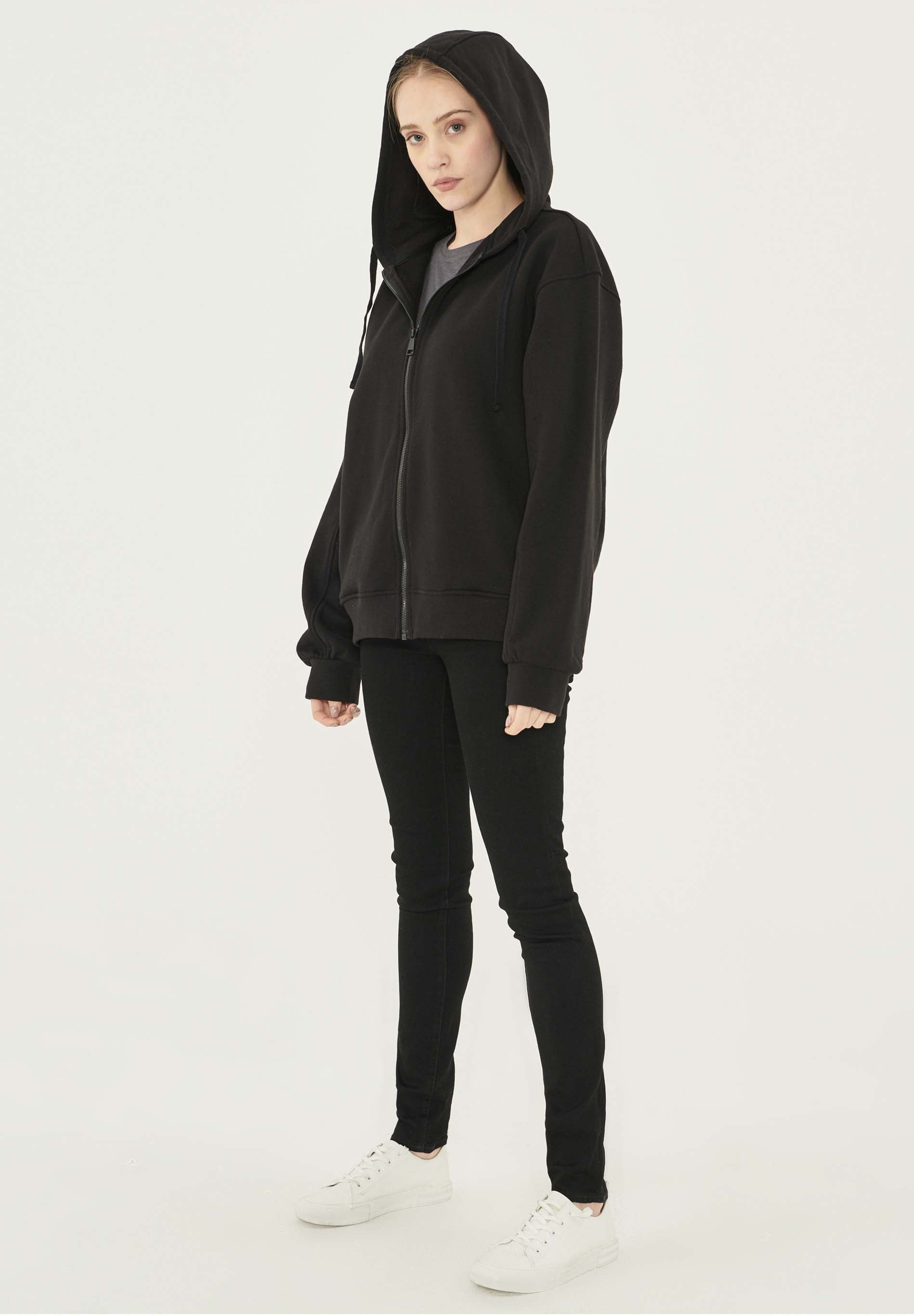 Sweatjacke aus Bio-Baumwolle