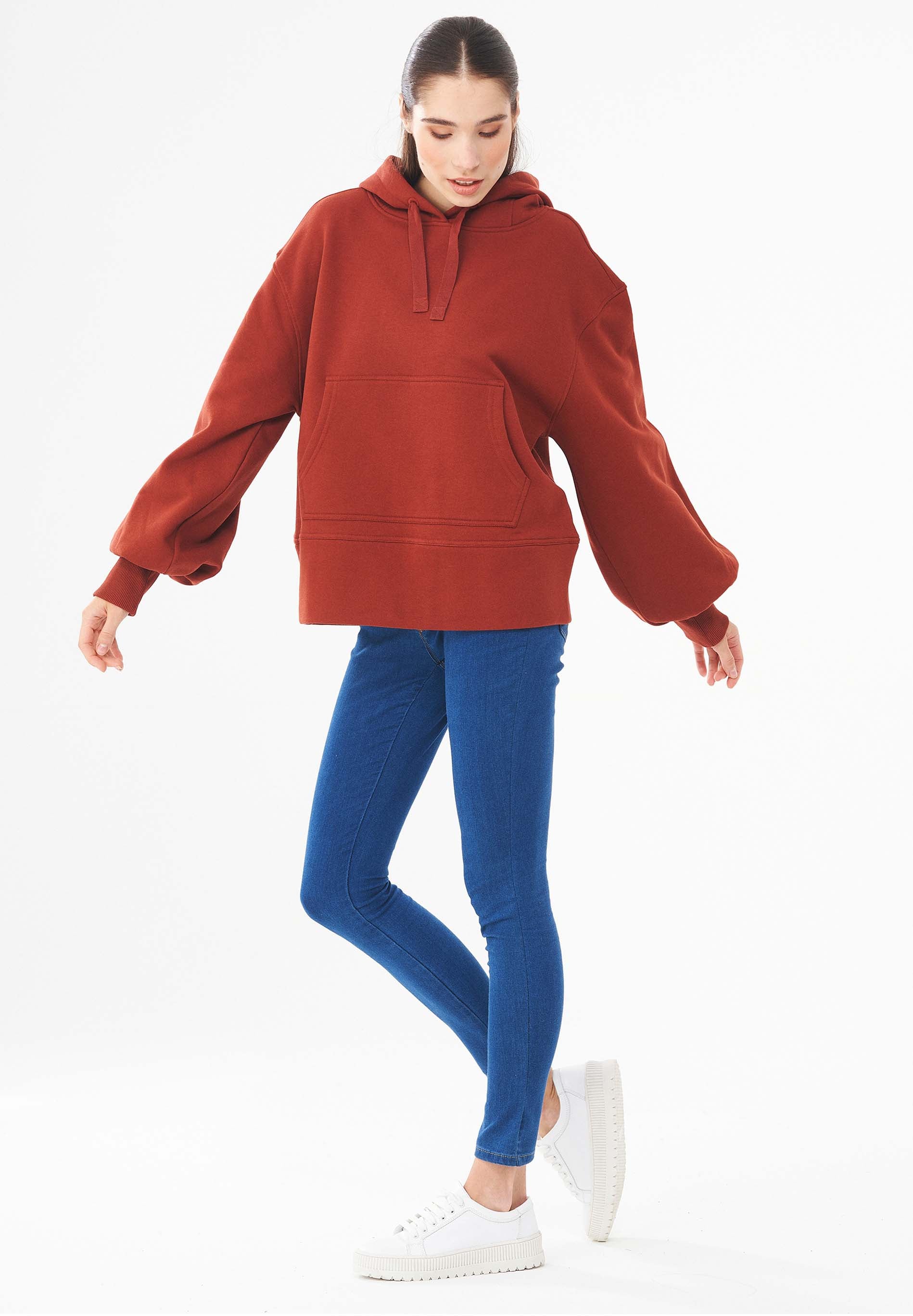 Kapuzenpullover aus Bio-Baumwolle