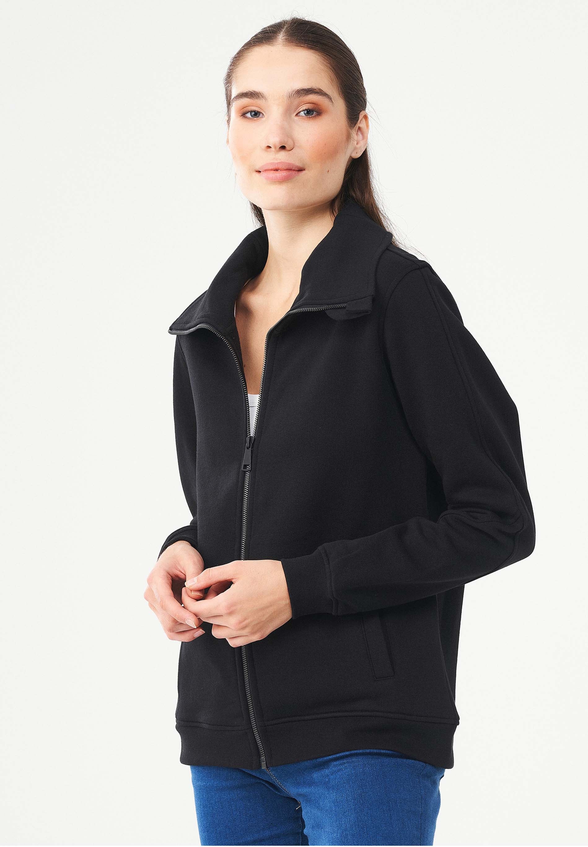 Sweatjacke aus Bio-Baumwolle
