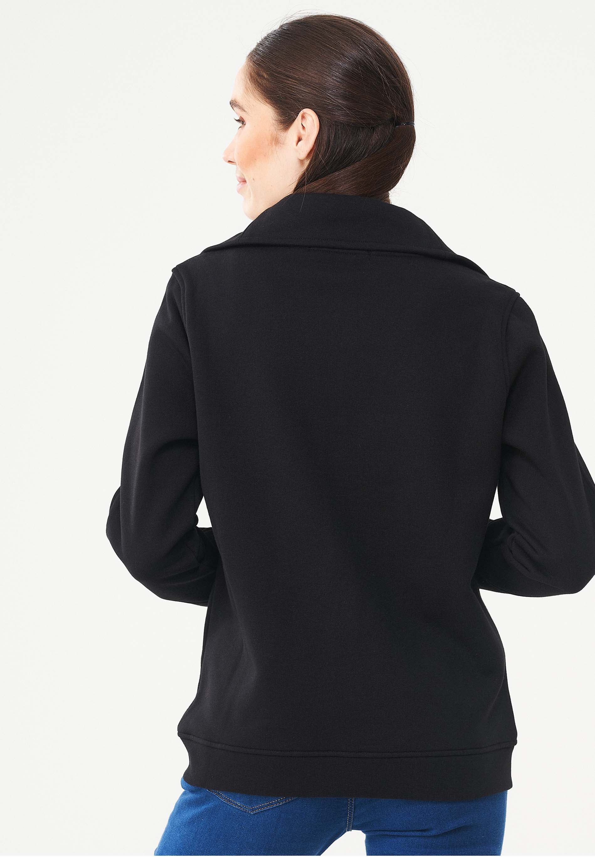 Sweatjacke aus Bio-Baumwolle