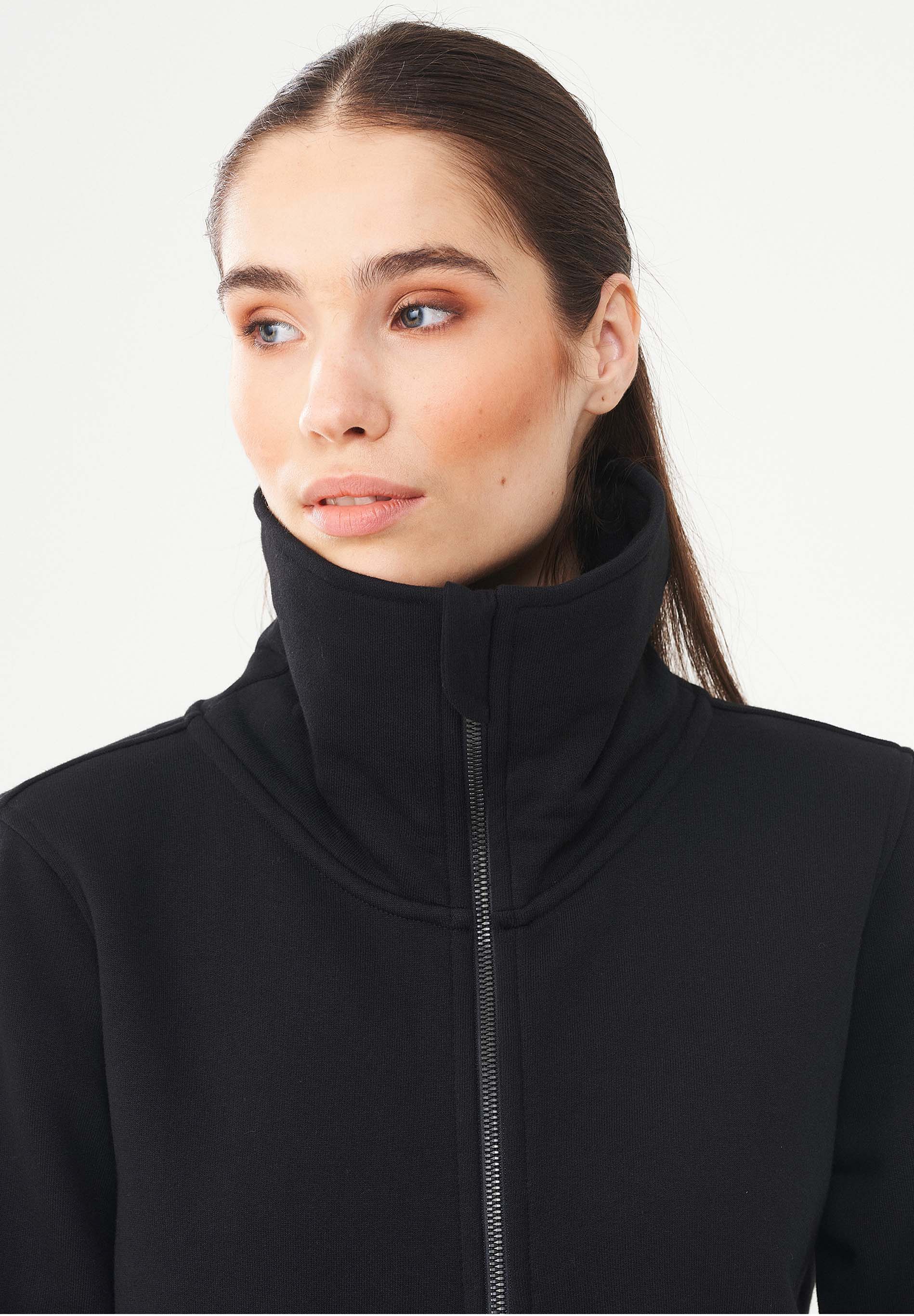 Sweatjacke aus Bio-Baumwolle