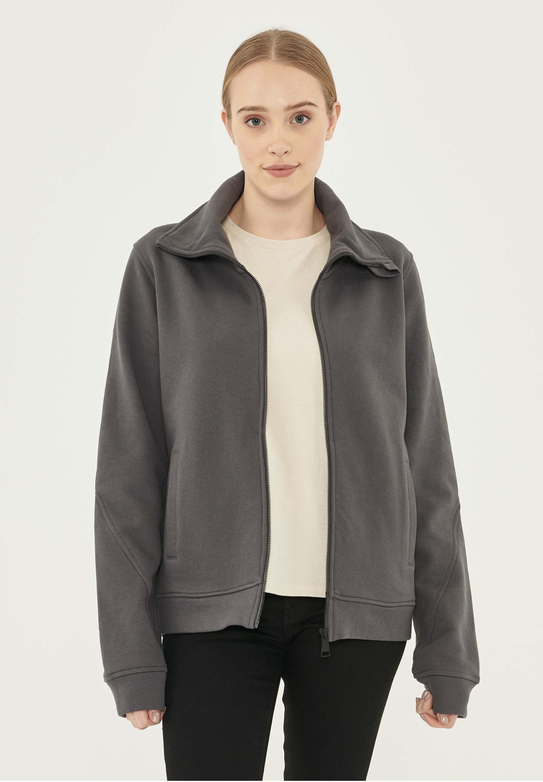 Sweatjacke aus Bio-Baumwolle