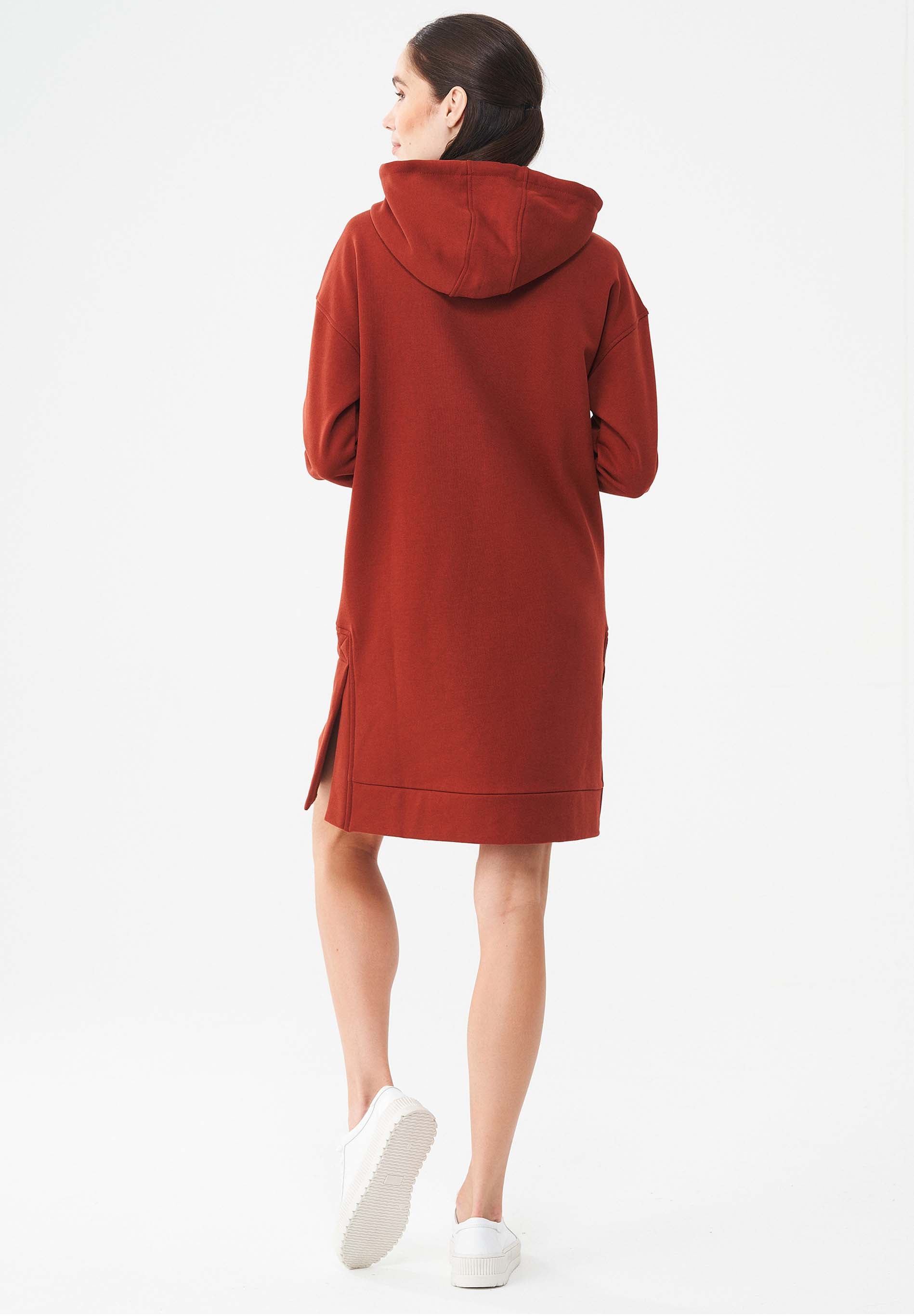 Langer Hoodie aus Bio-Baumwolle