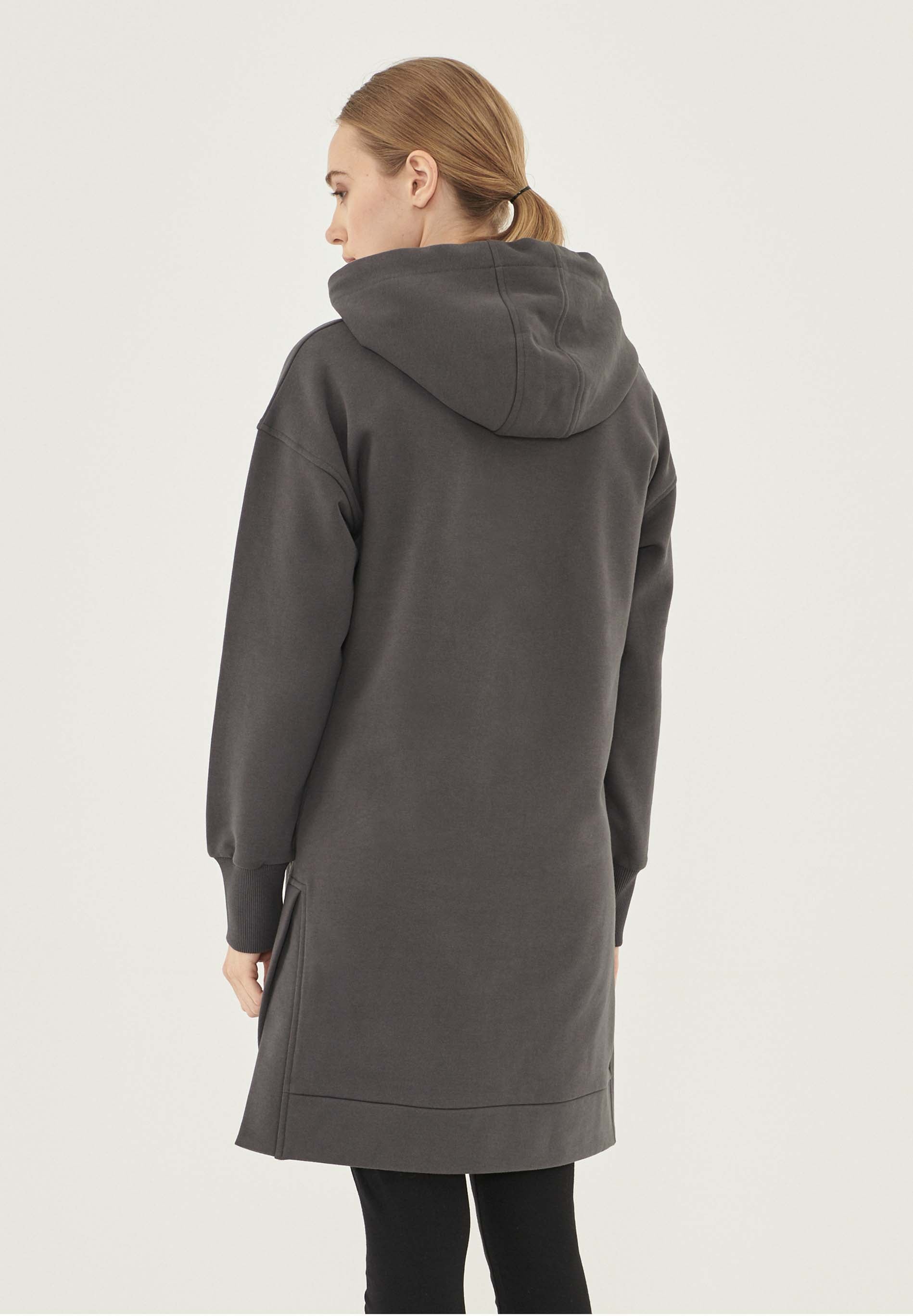 Langer Hoodie aus Bio-Baumwolle