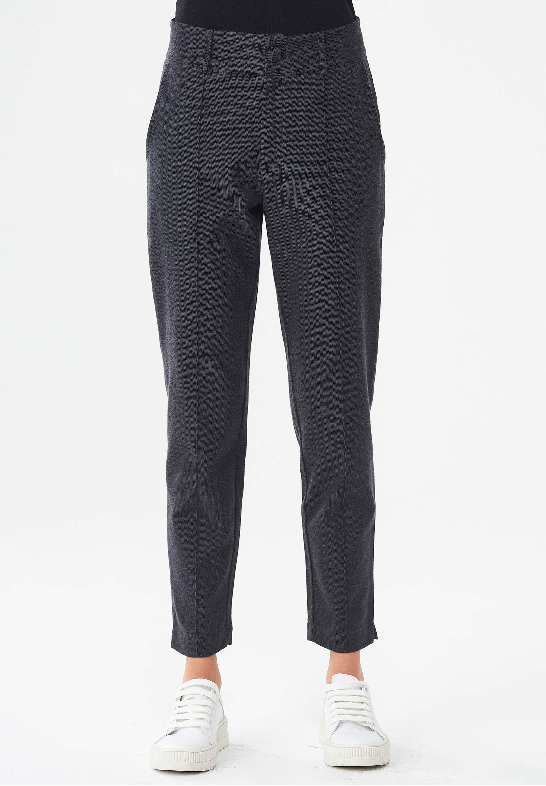 Herringbone Hose aus Bio-Baumwolle