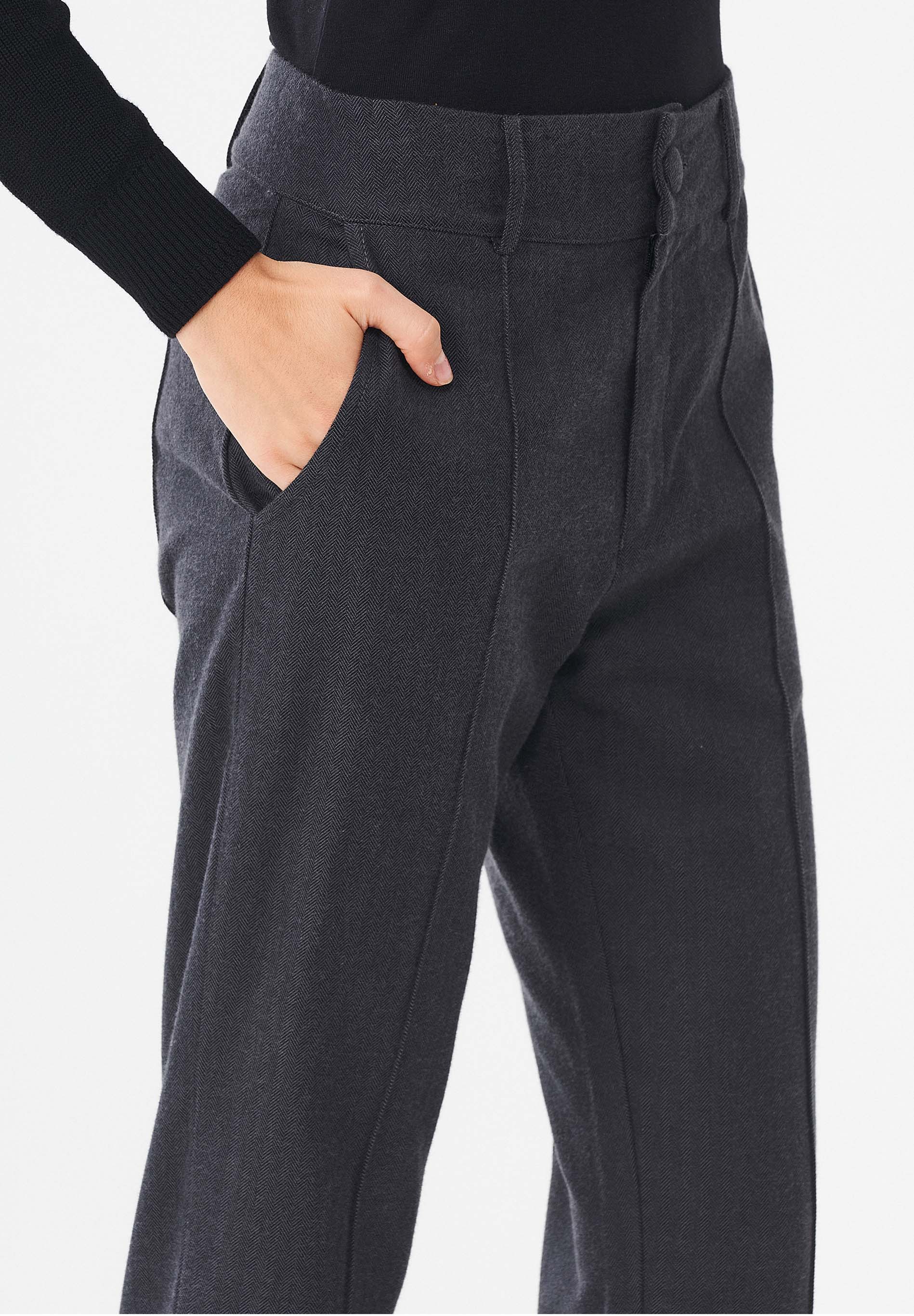 Herringbone Hose aus Bio-Baumwolle