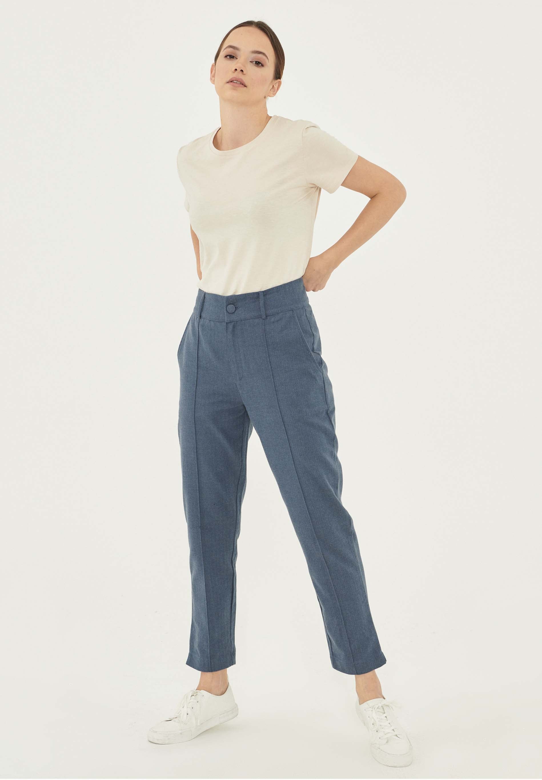 Herringbone Hose aus Bio-Baumwolle