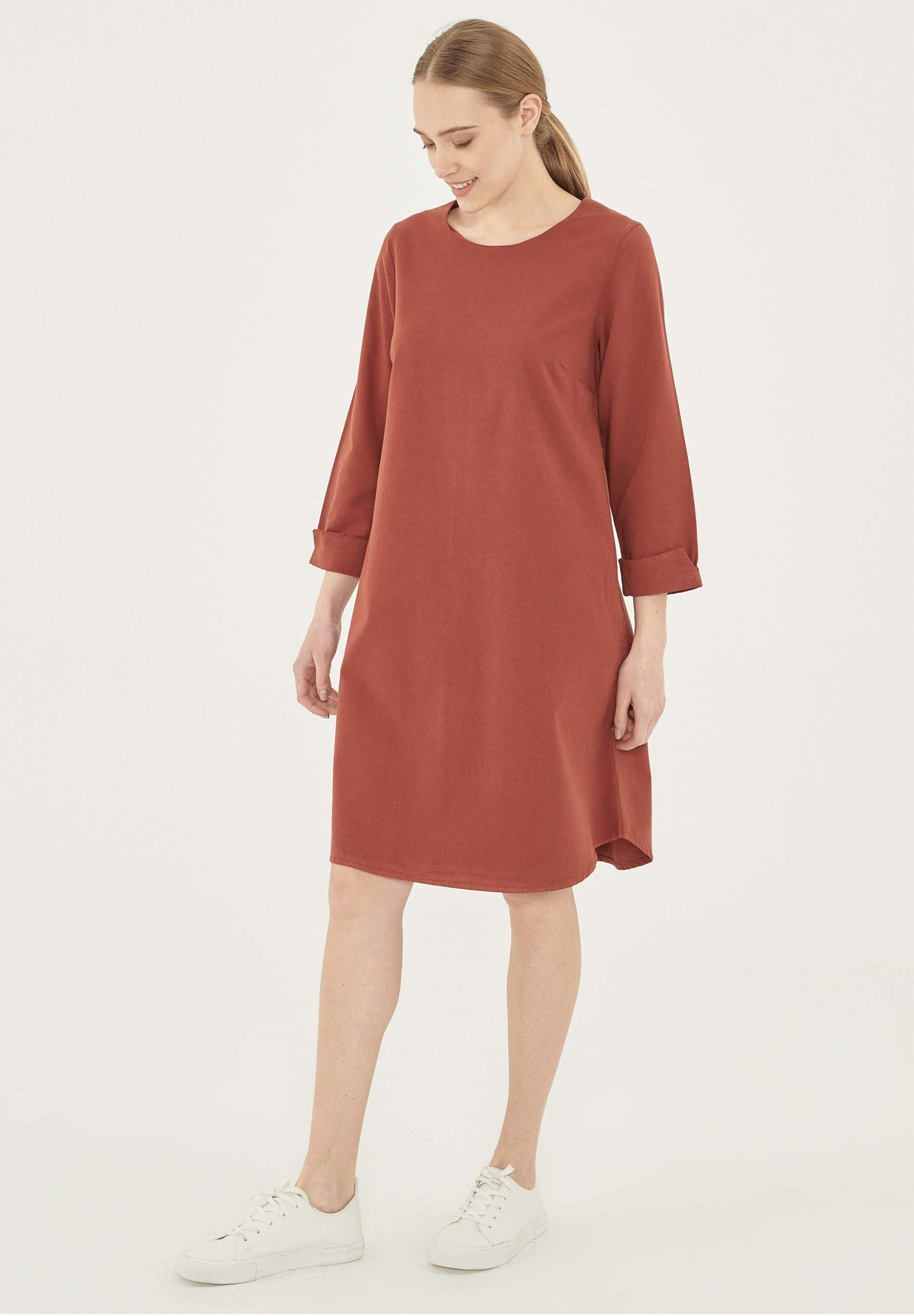 Garment Dyed Kleid aus TENCEL™ Lyocell-mix