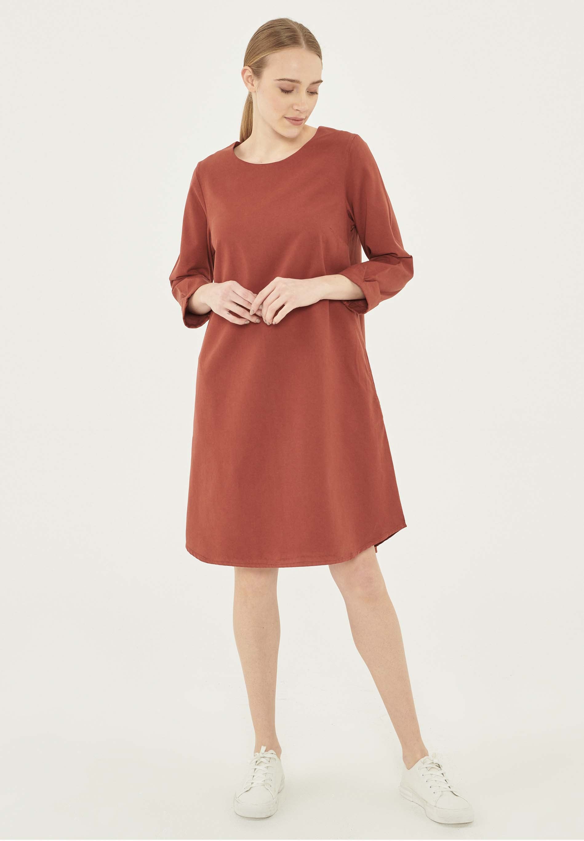 Garment Dyed Kleid aus TENCEL™ Lyocell-mix