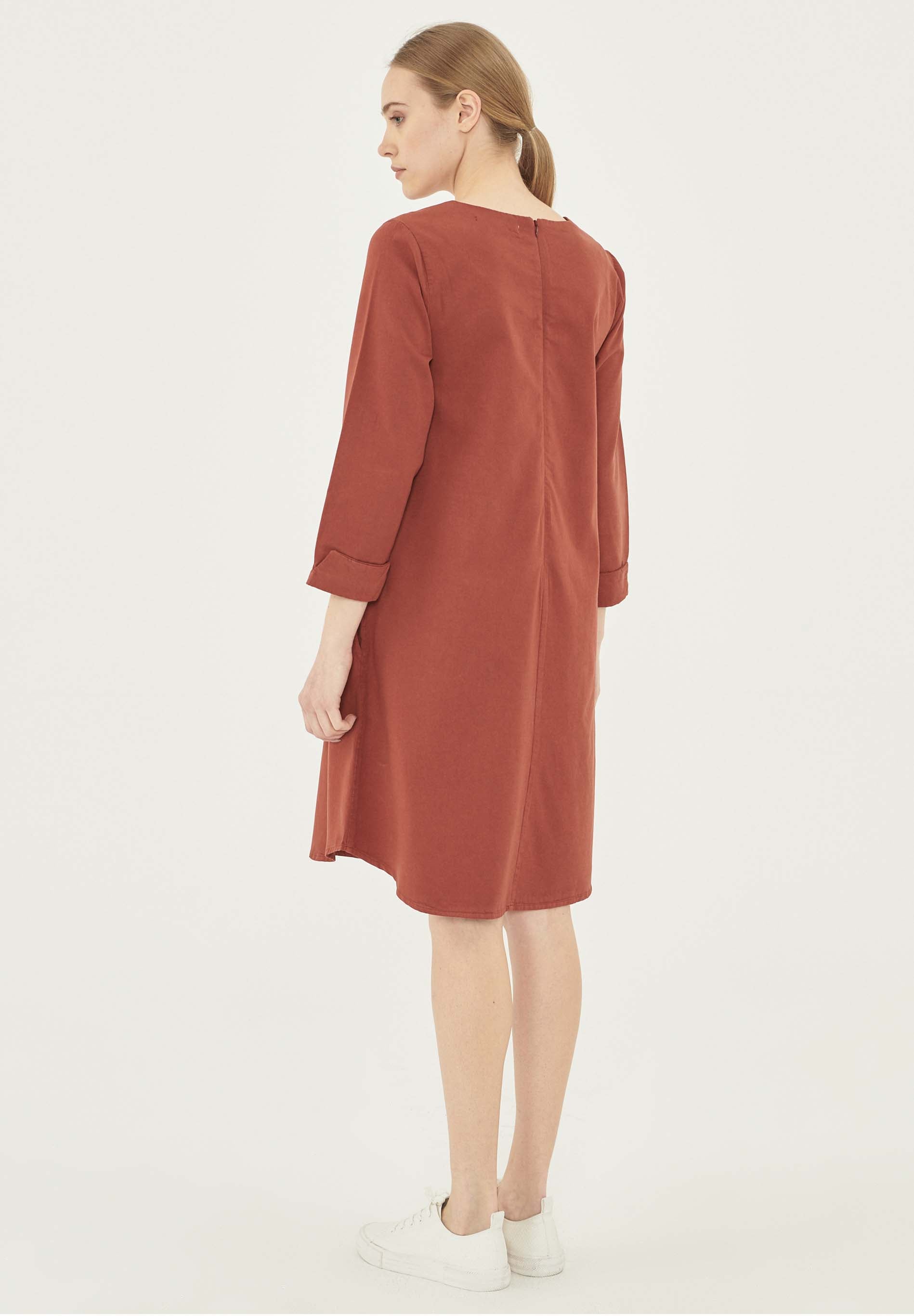 Garment Dyed Kleid aus TENCEL™ Lyocell-mix