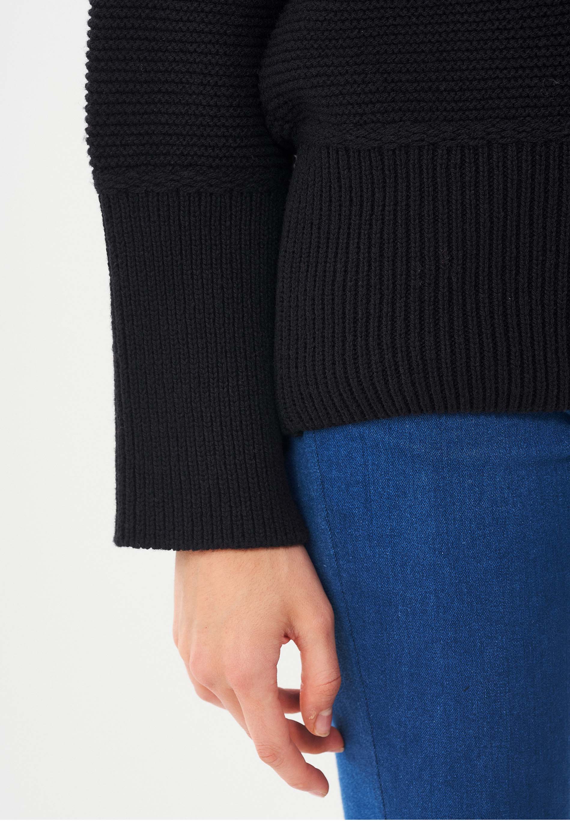 Pullover aus Bio-Merinowolle und Bio-Baumwolle