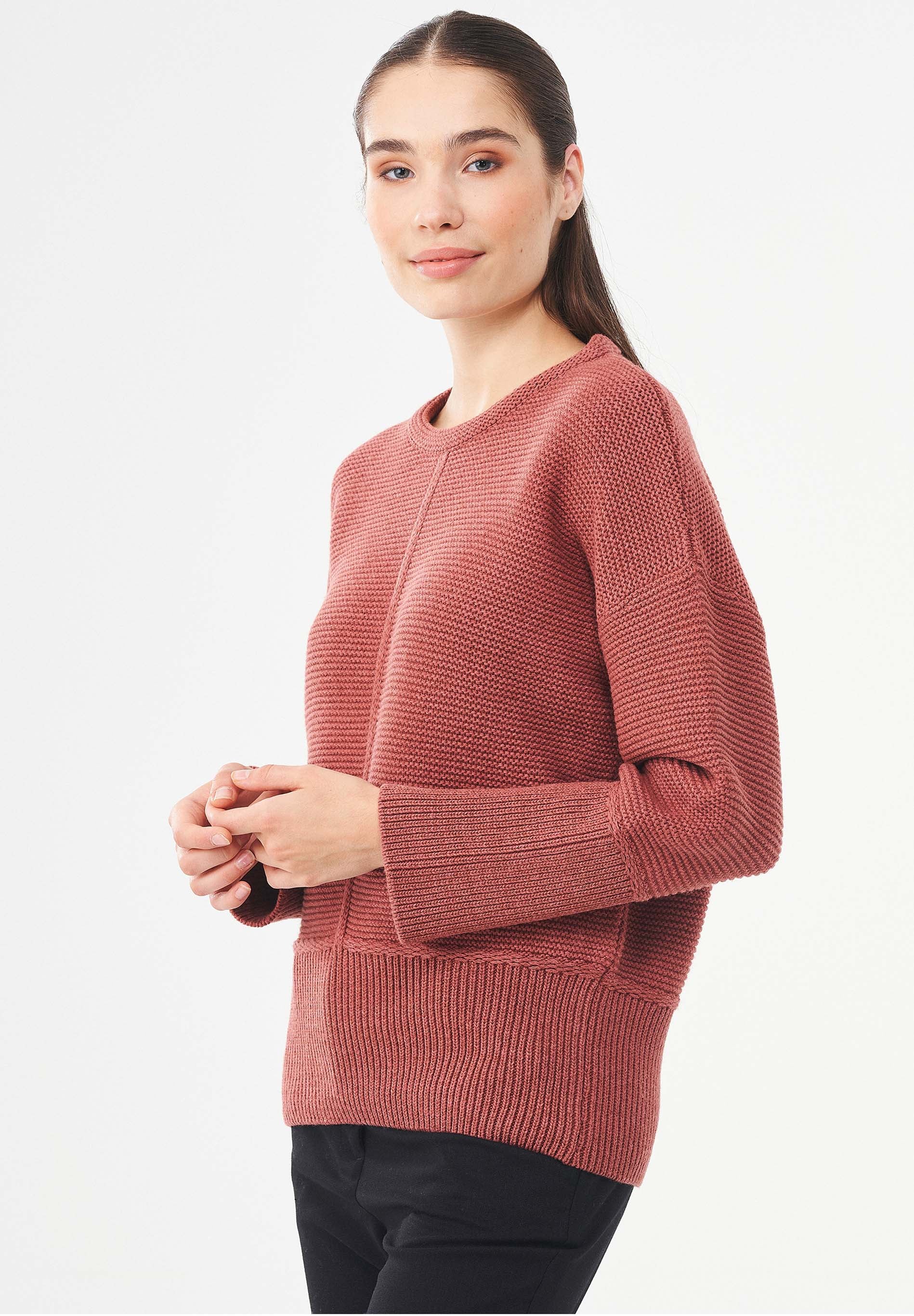 Pullover aus Bio-Merinowolle und Bio-Baumwolle