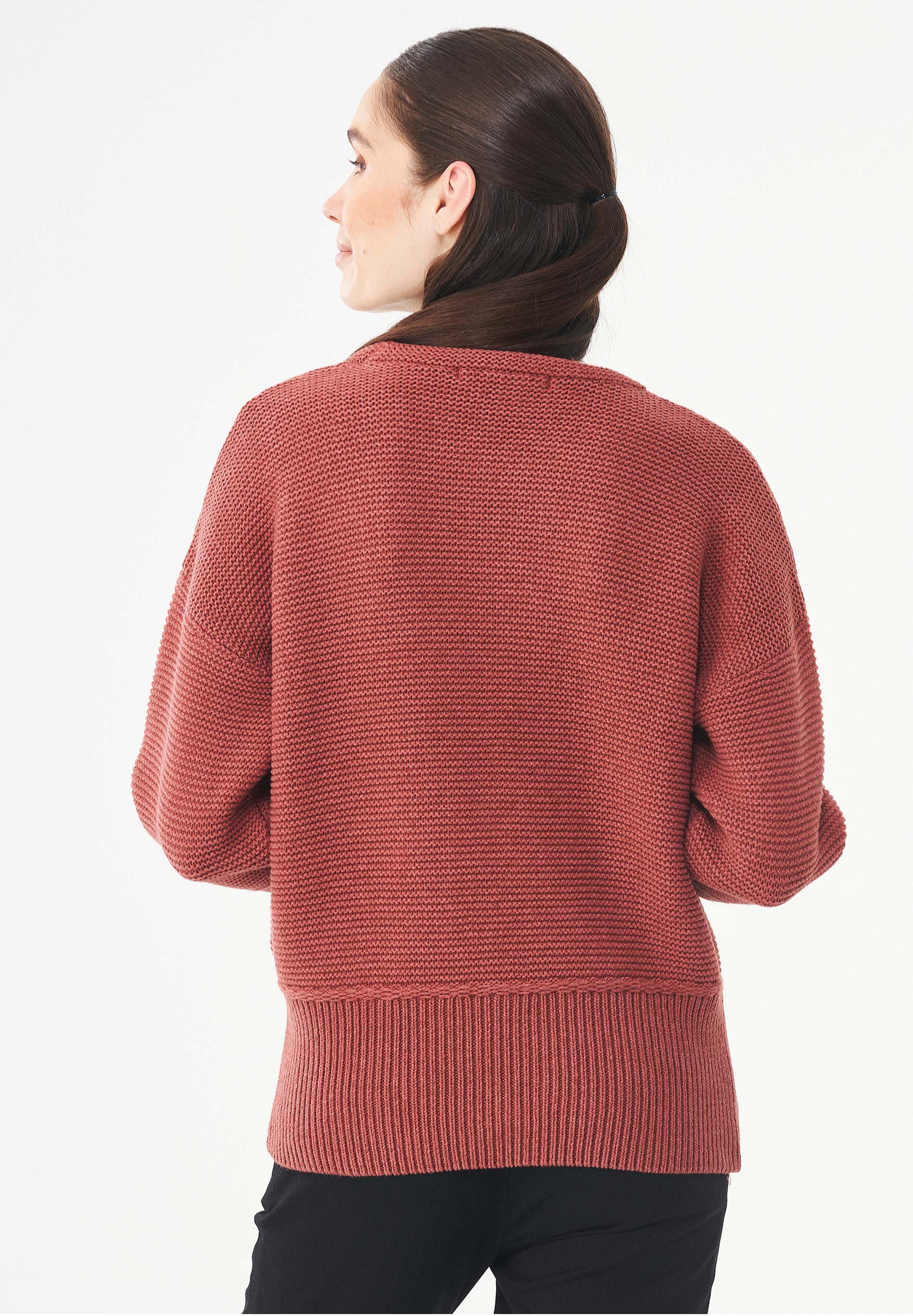 Pullover aus Bio-Merinowolle und Bio-Baumwolle