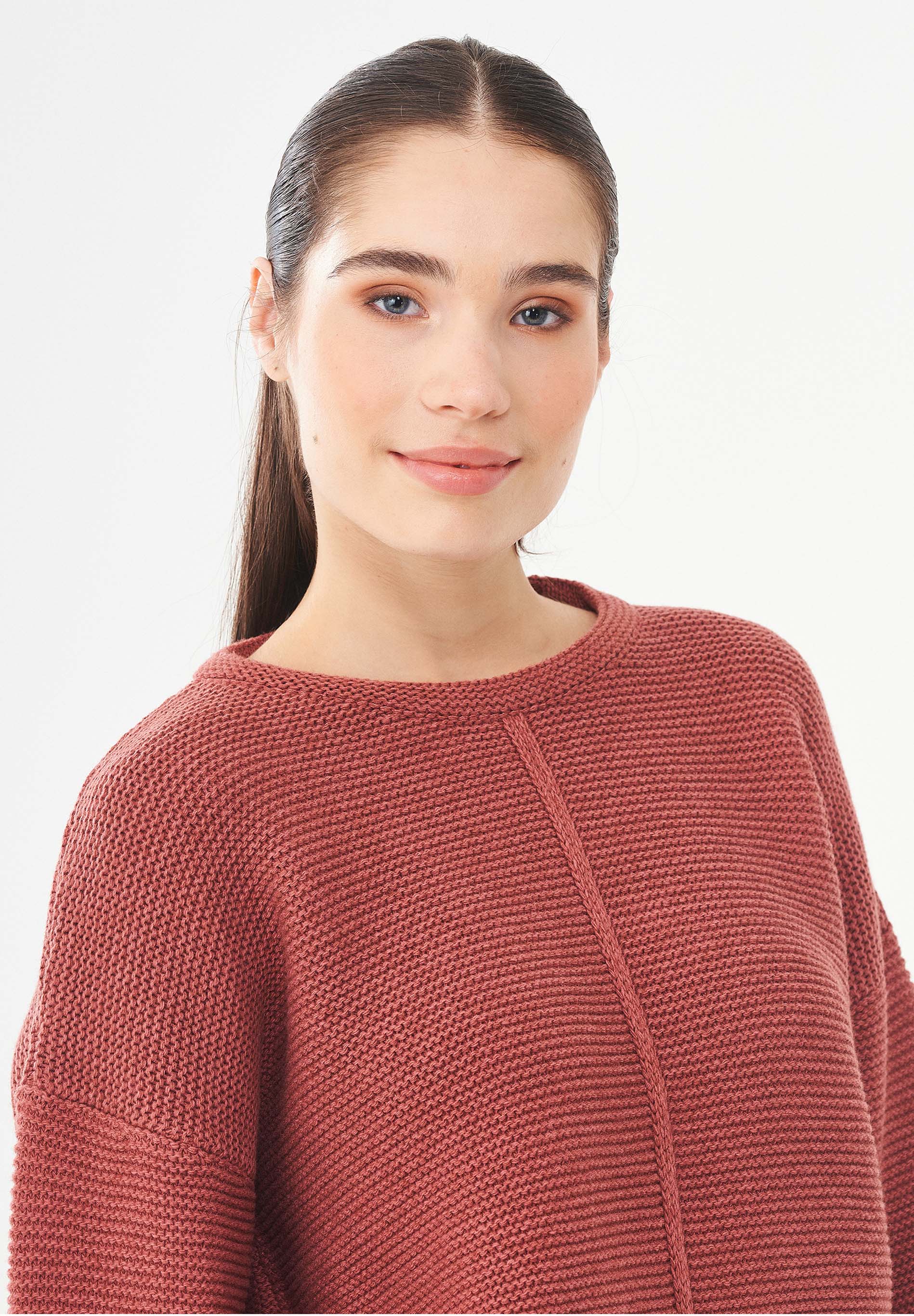Pullover aus Bio-Merinowolle und Bio-Baumwolle