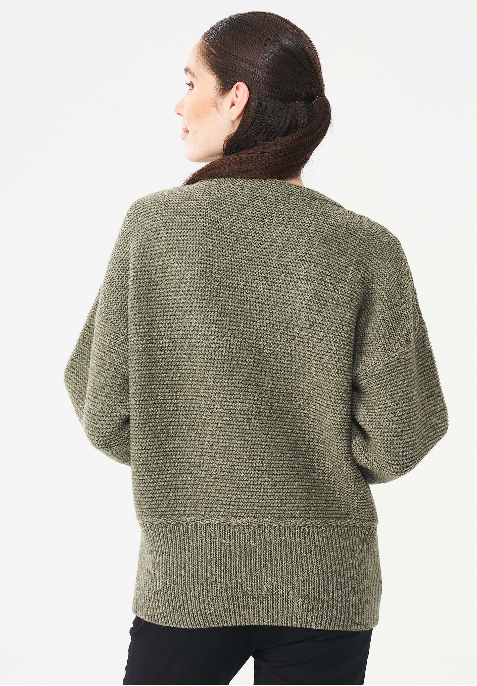 Pullover aus Bio-Merinowolle und Bio-Baumwolle
