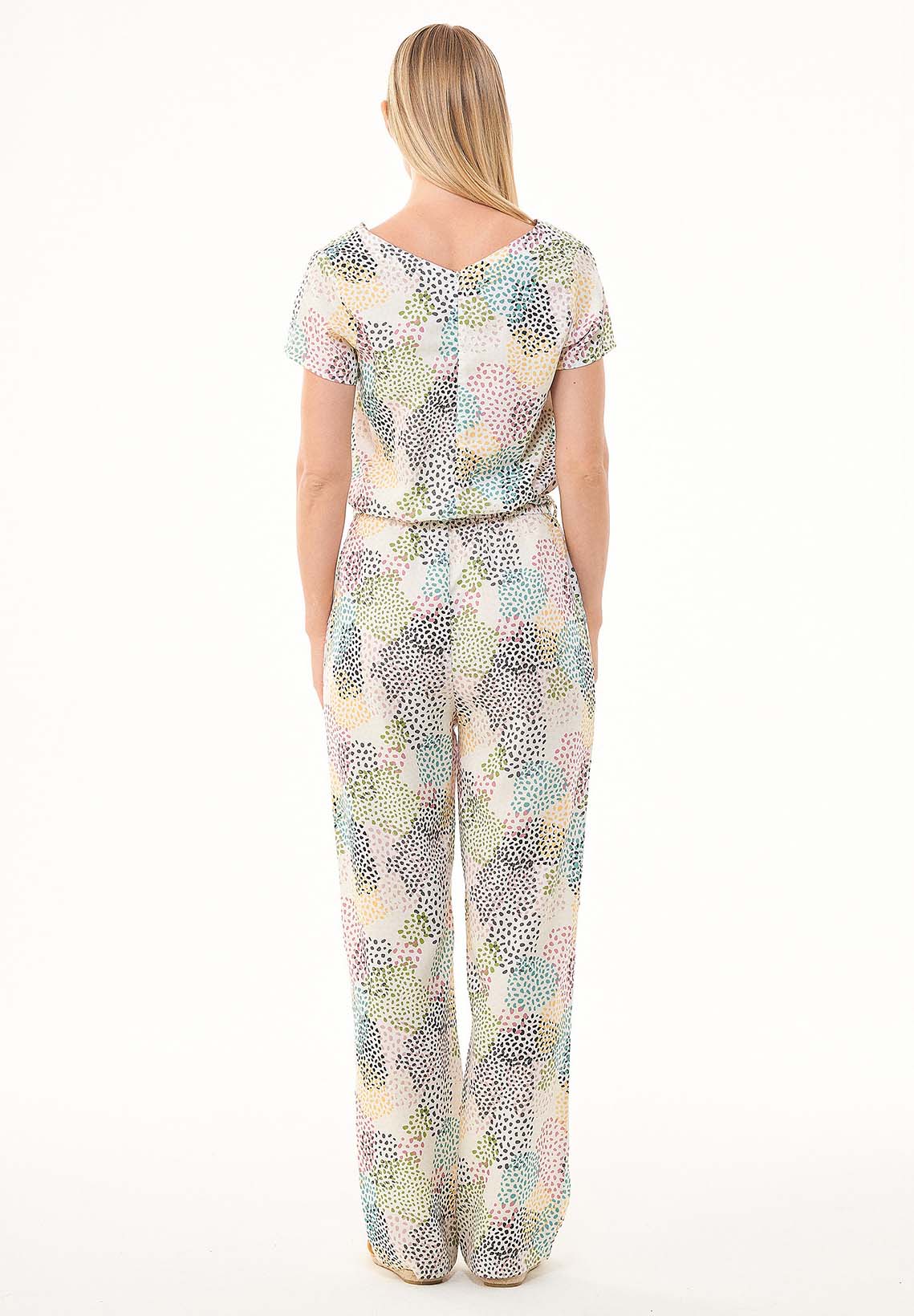 Jumpsuit aus TENCEL™ Lyocell mit Allover-Print