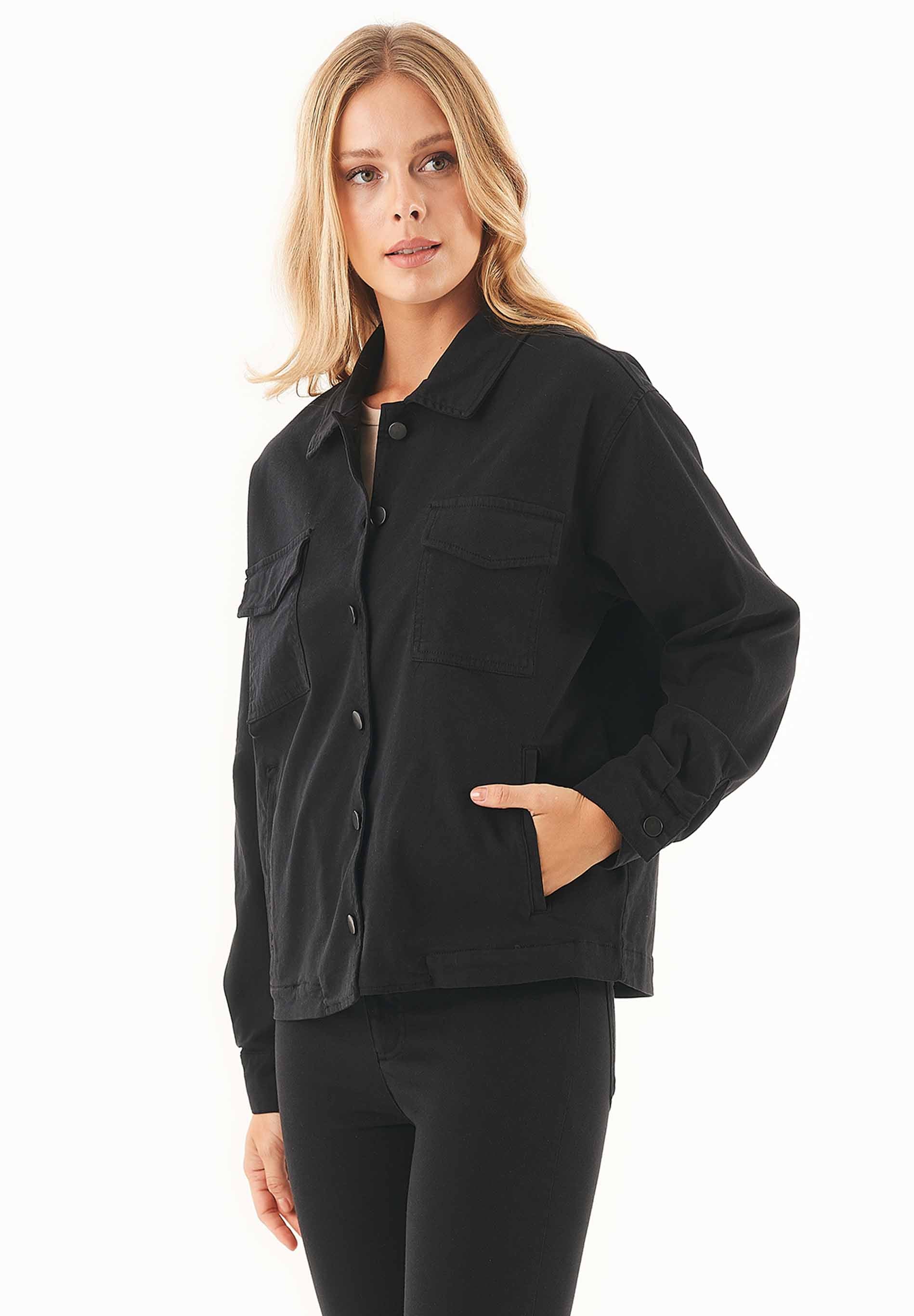 Hemdjacke aus TENCEL™ Lyocell und Bio-Baumwolle